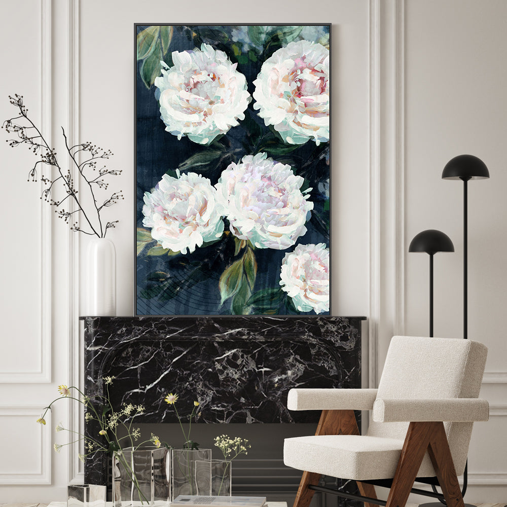 wall-art-print-canvas-poster-framed-Peony Melody, Style A , By Nina Blue-2