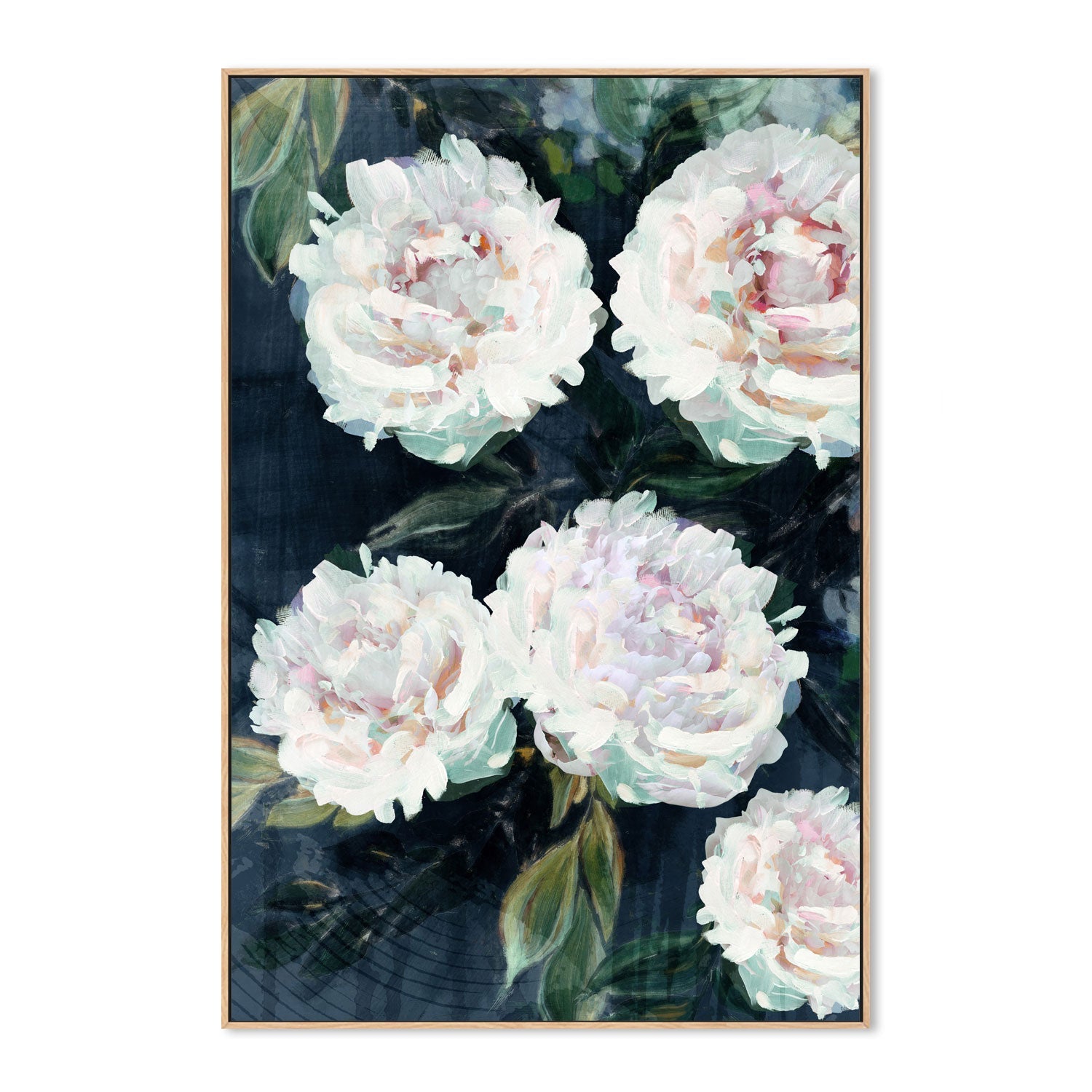 wall-art-print-canvas-poster-framed-Peony Melody, Style A , By Nina Blue-4