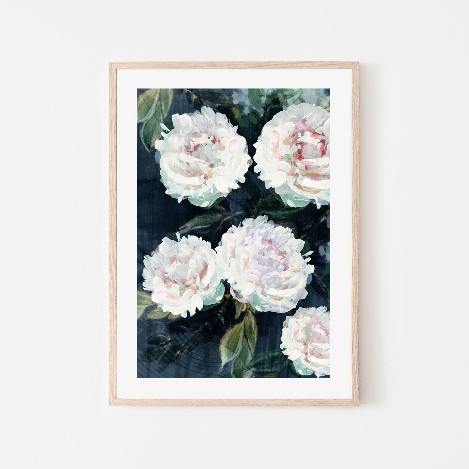 wall-art-print-canvas-poster-framed-Peony Melody, Style A , By Nina Blue-6