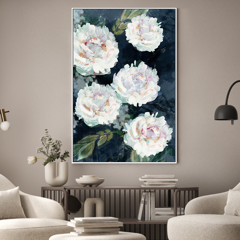 wall-art-print-canvas-poster-framed-Peony Melody, Style B , By Nina Blue-2