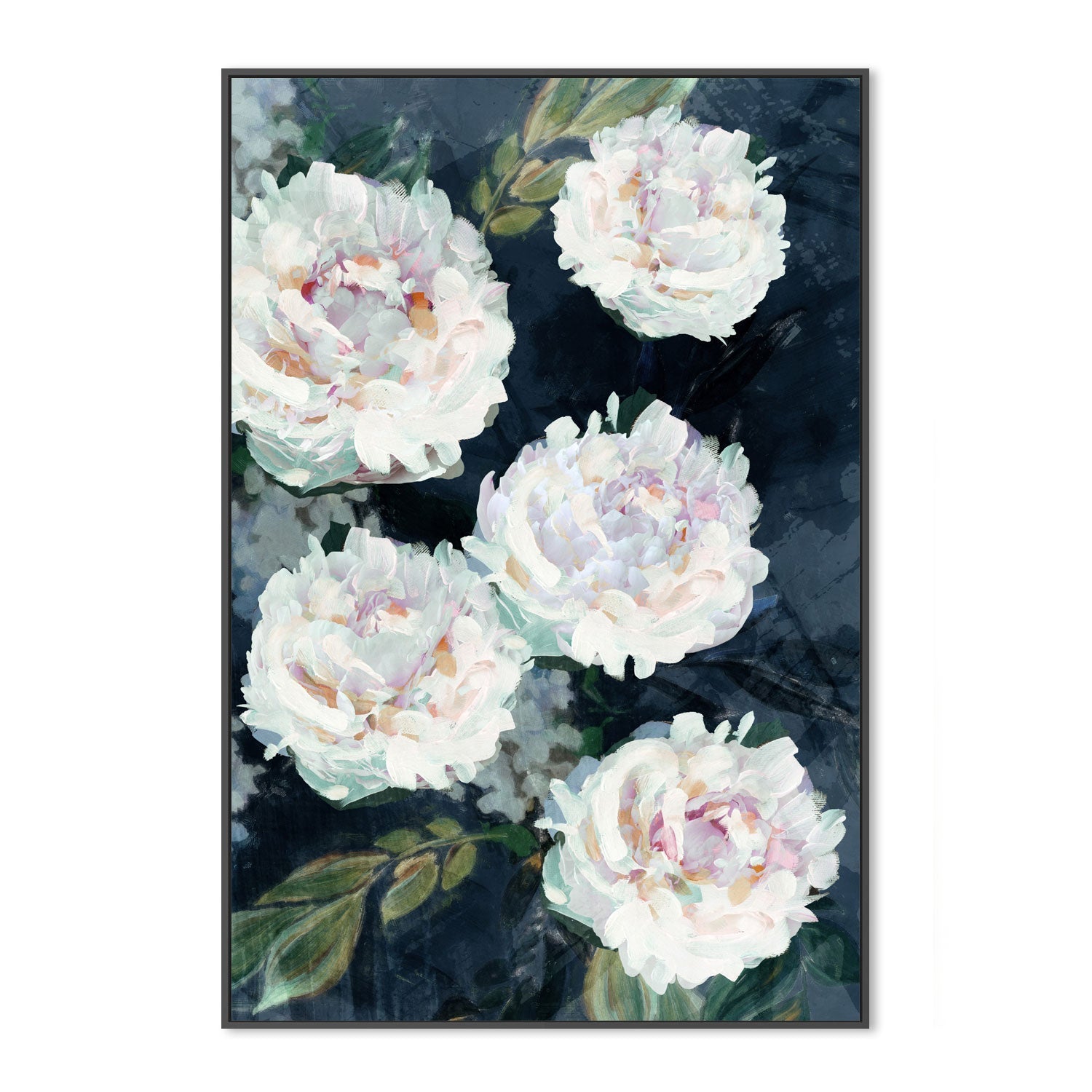 wall-art-print-canvas-poster-framed-Peony Melody, Style B , By Nina Blue-3