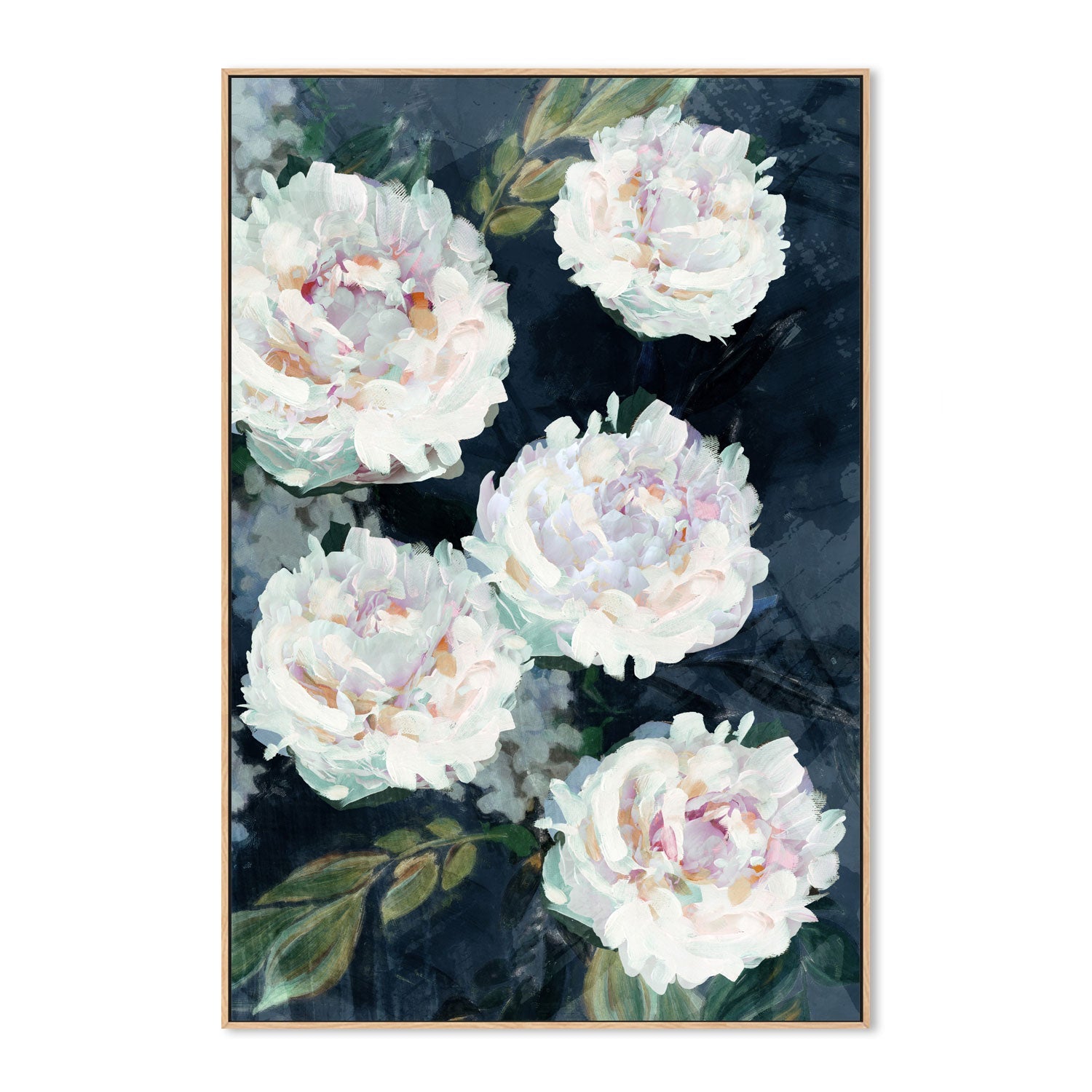 wall-art-print-canvas-poster-framed-Peony Melody, Style B , By Nina Blue-4