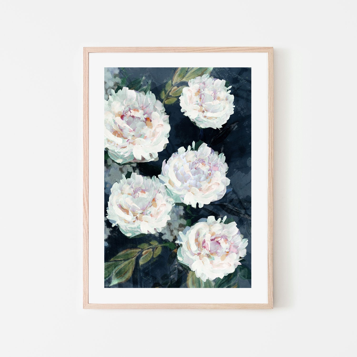 wall-art-print-canvas-poster-framed-Peony Melody, Style B , By Nina Blue-6