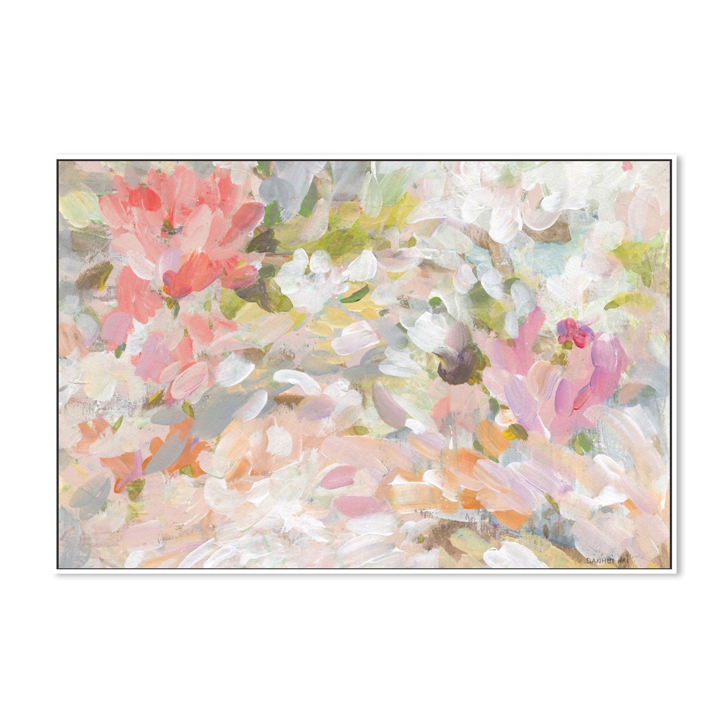 wall-art-print-canvas-poster-framed-Petal Confetti-by-Danhui Nai-Gioia Wall Art