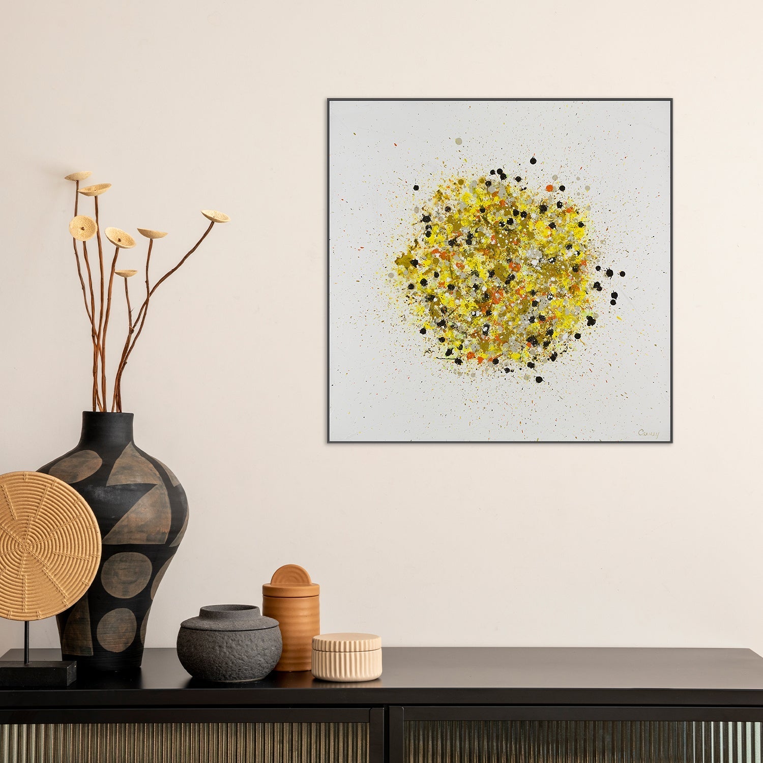 wall-art-print-canvas-poster-framed-Petales Jaunes , By Lisa Carney , By Lisa Carney-8