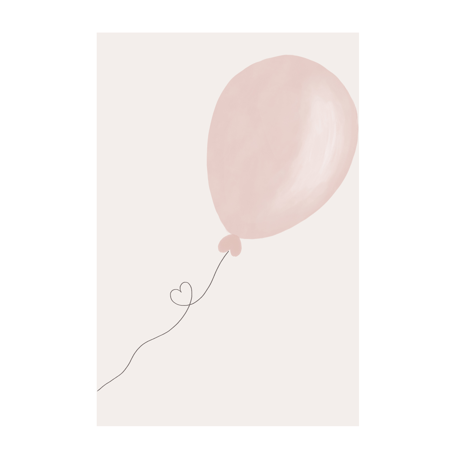 wall-art-print-canvas-poster-framed-Pink Balloon , By Menina Lisboa-1