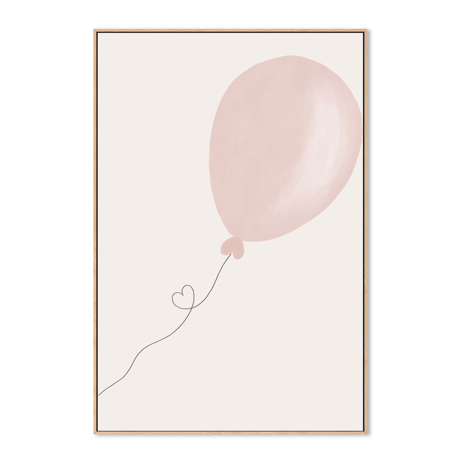 wall-art-print-canvas-poster-framed-Pink Balloon , By Menina Lisboa-4