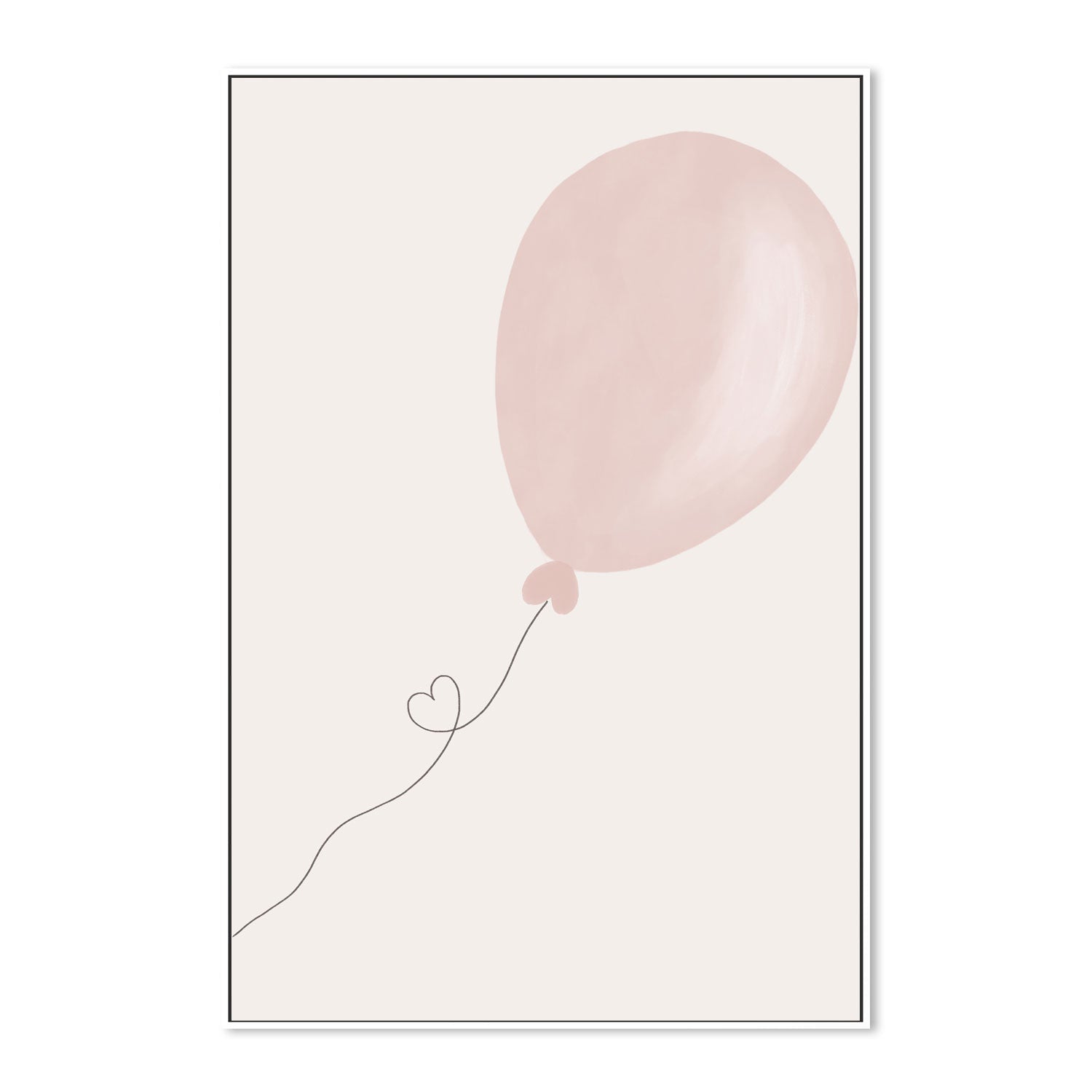 wall-art-print-canvas-poster-framed-Pink Balloon , By Menina Lisboa-5