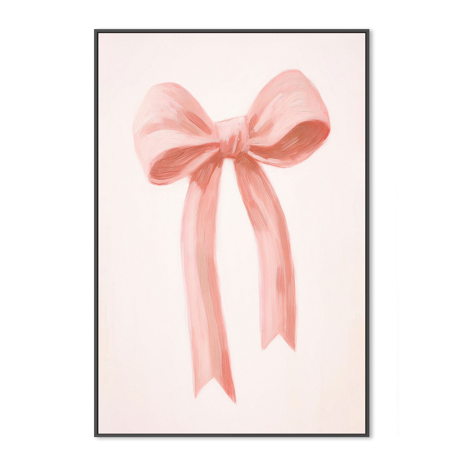 wall-art-print-canvas-poster-framed-Pink Bow , By Lady Hana-3