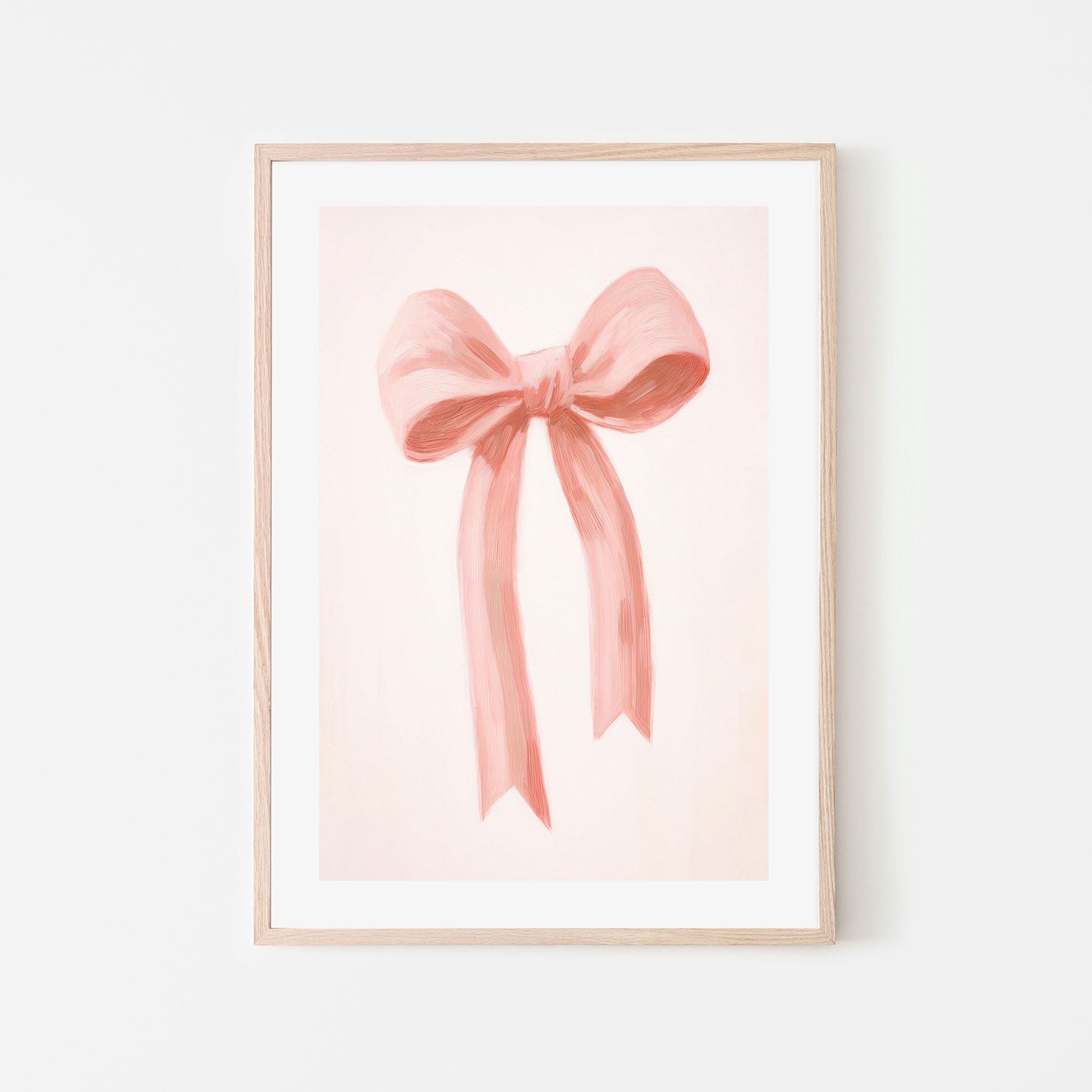 wall-art-print-canvas-poster-framed-Pink Bow , By Lady Hana-6