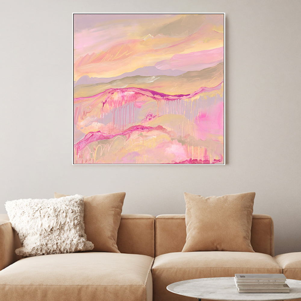 wall-art-print-canvas-poster-framed-Pink Dreams , By Belinda Stone-2