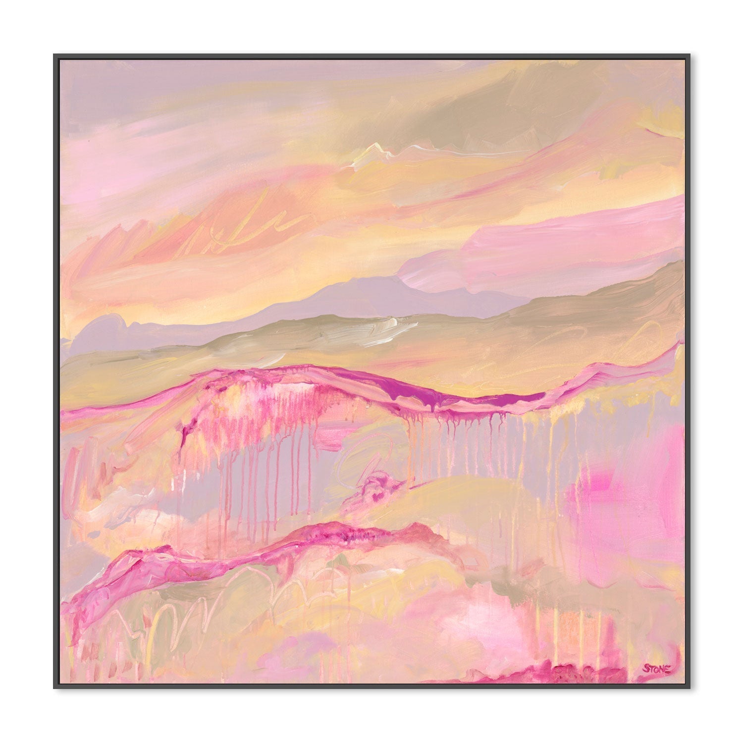 wall-art-print-canvas-poster-framed-Pink Dreams , By Belinda Stone-3