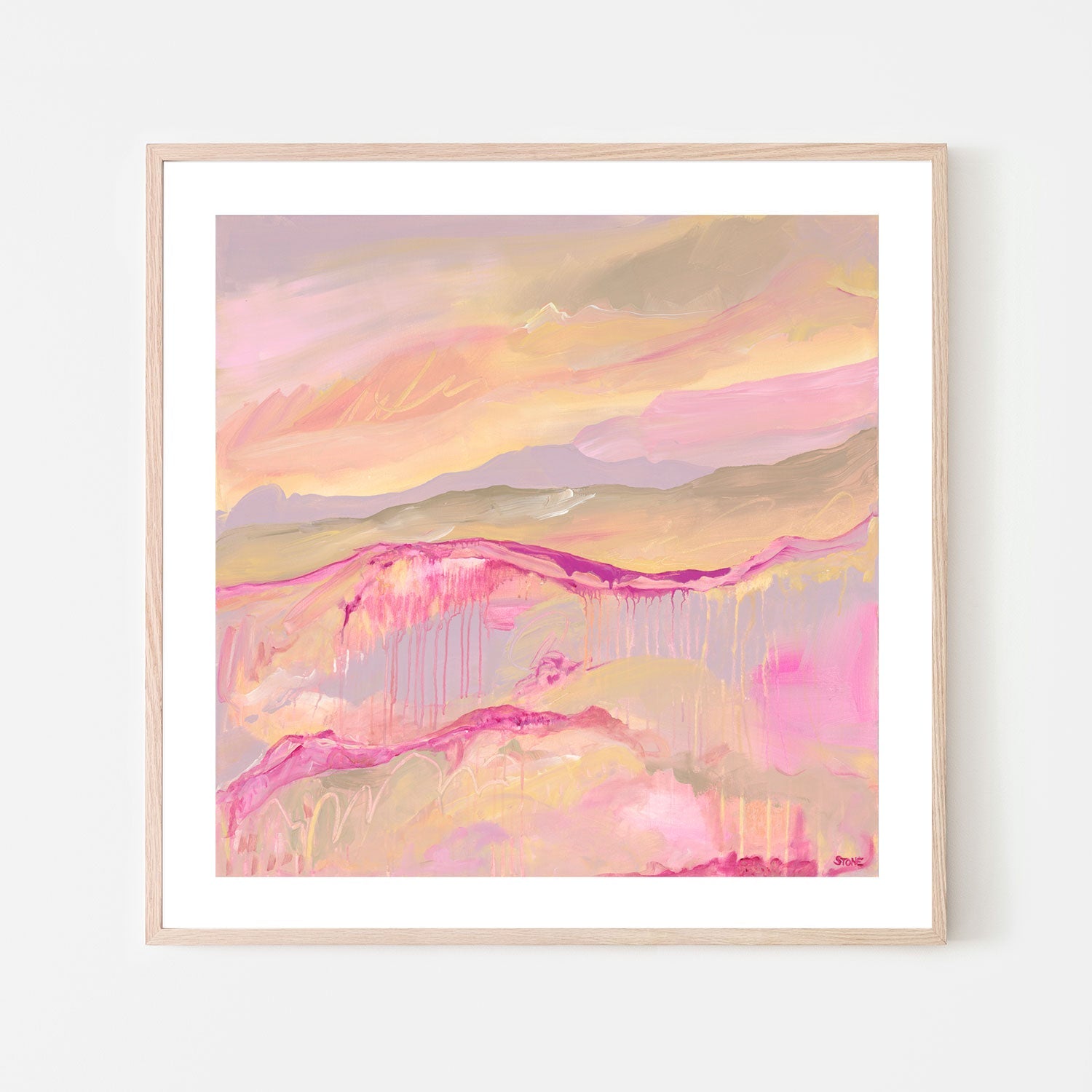 wall-art-print-canvas-poster-framed-Pink Dreams , By Belinda Stone-6