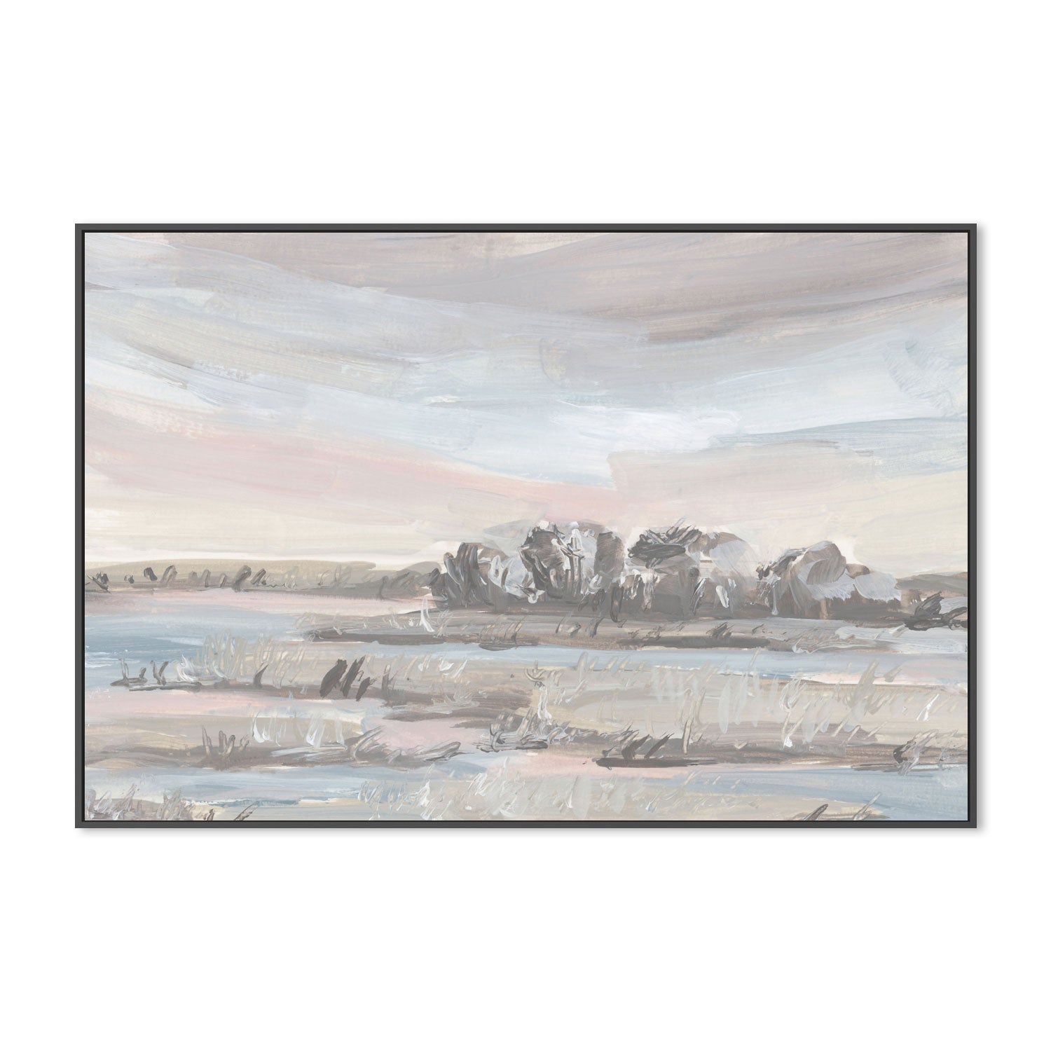 wall-art-print-canvas-poster-framed-Pink Horizon, Style A , By Emily Wood-3