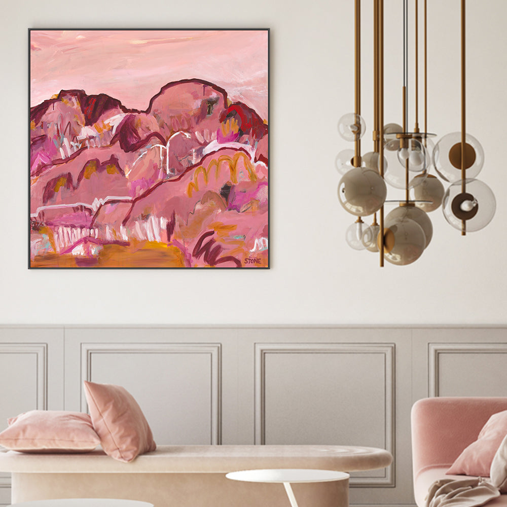 wall-art-print-canvas-poster-framed-Pink Mirage , By Belinda Stone-GIOIA-WALL-ART