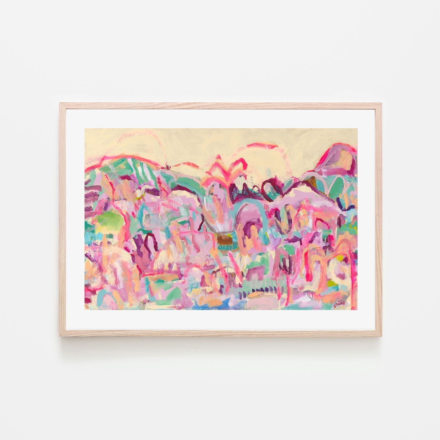 wall-art-print-canvas-poster-framed-Pink Opalescence , By Belinda Stone-GIOIA-WALL-ART