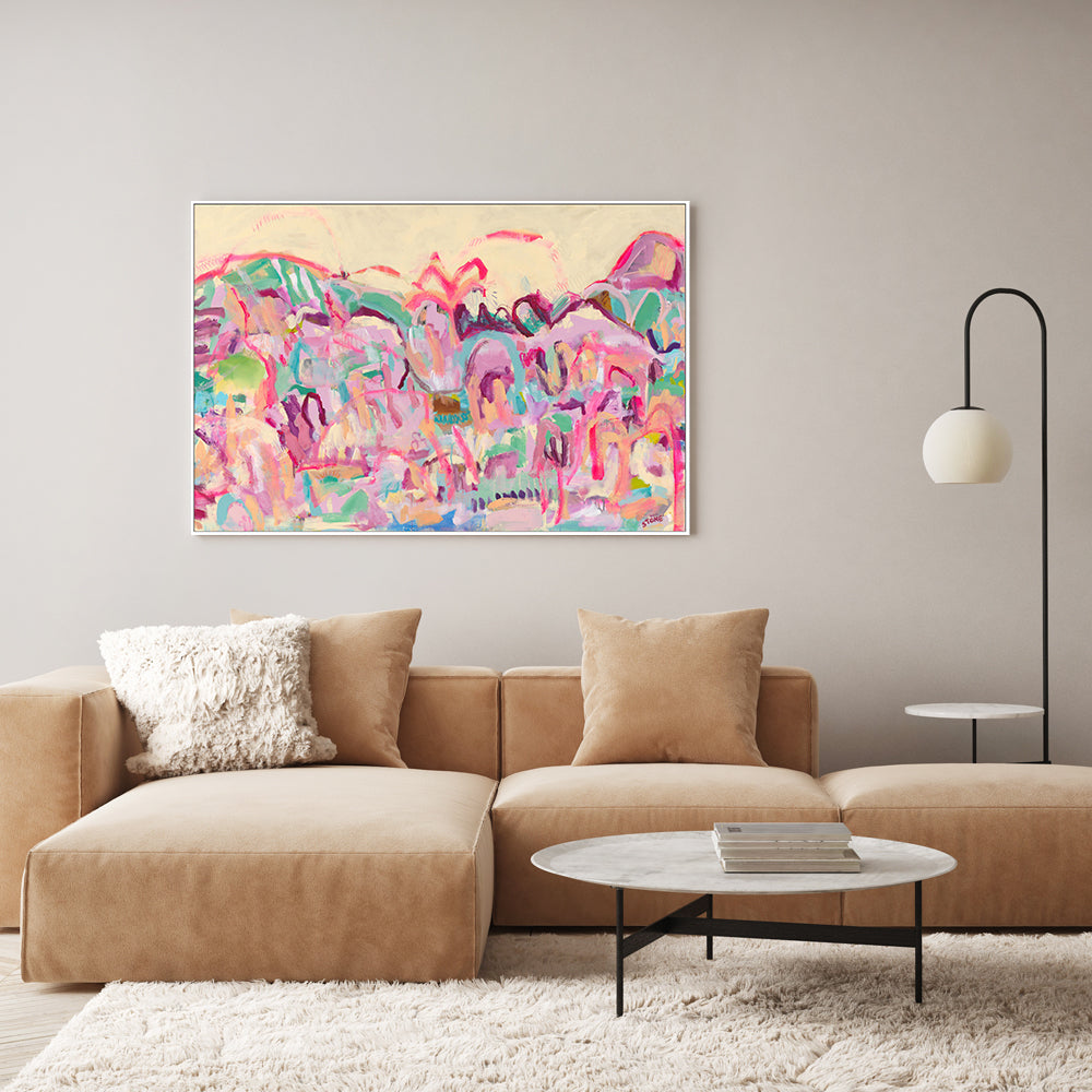 wall-art-print-canvas-poster-framed-Pink Opalescence , By Belinda Stone-GIOIA-WALL-ART