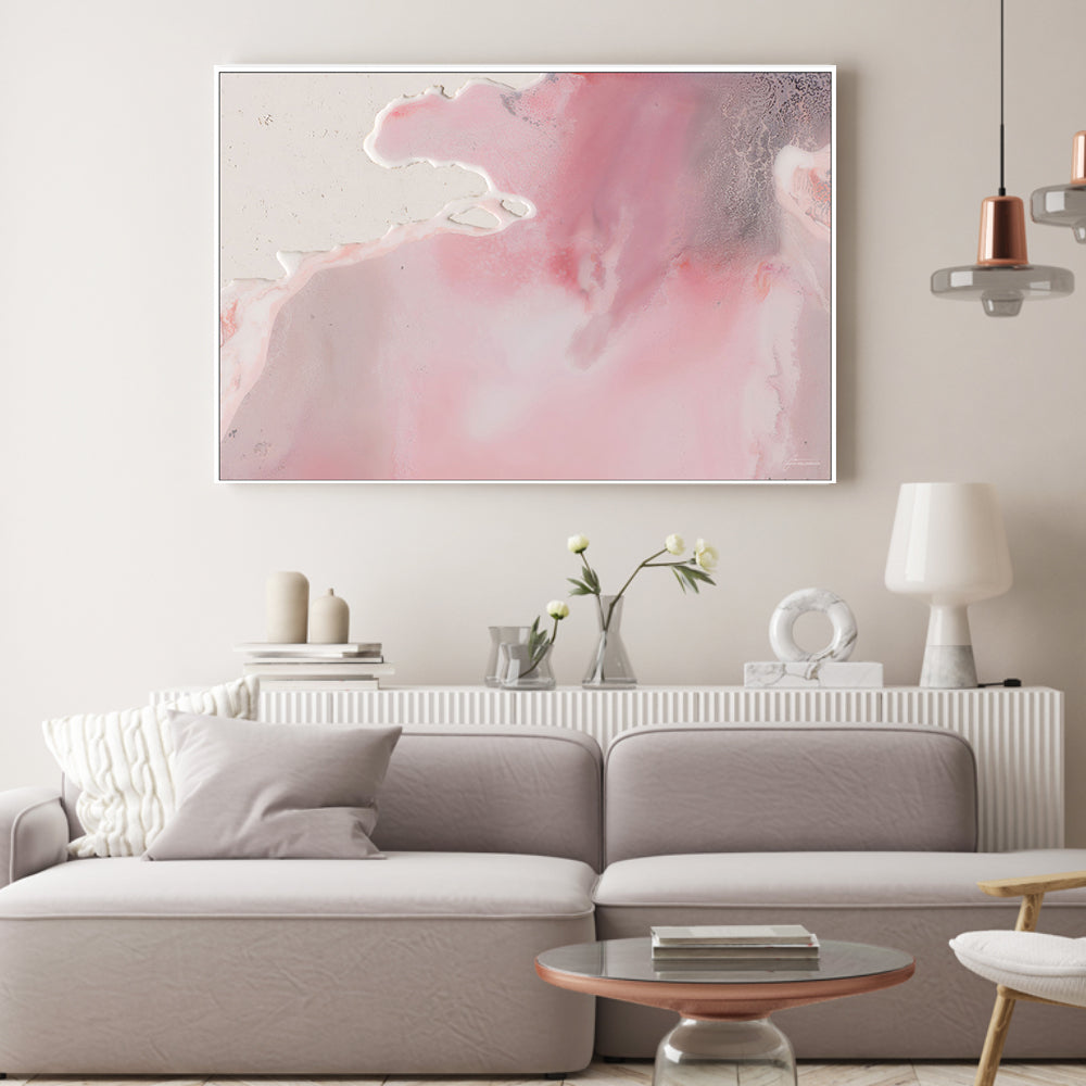 wall-art-print-canvas-poster-framed-Pink Salt Lake , By Jayda Koludrovic-2