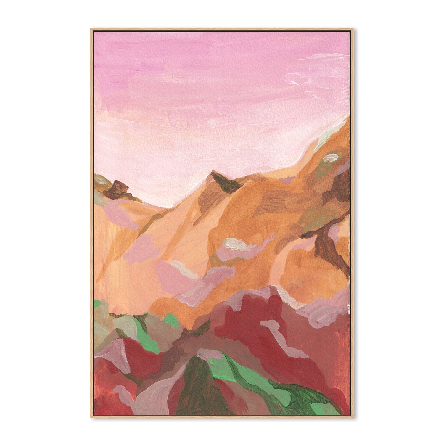 wall-art-print-canvas-poster-framed-Pink Sunset, Style B , By Alice Kwan-4