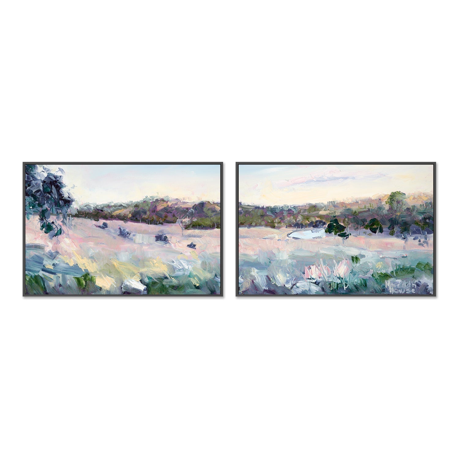 wall-art-print-canvas-poster-framed-Pioneer Park, Set of 2-by-Meredith Howse-Gioia Wall Art