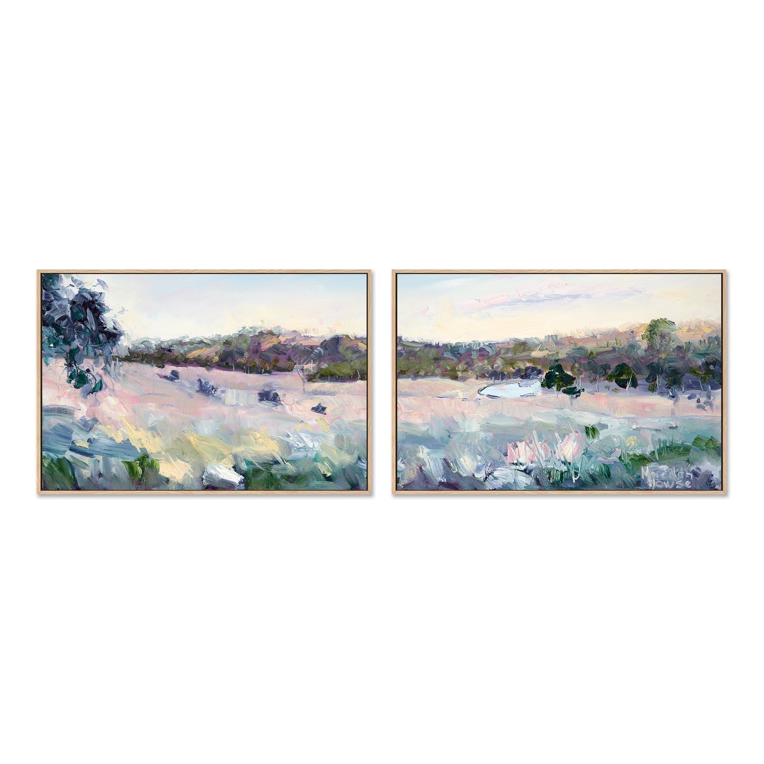 wall-art-print-canvas-poster-framed-Pioneer Park, Set of 2-by-Meredith Howse-Gioia Wall Art