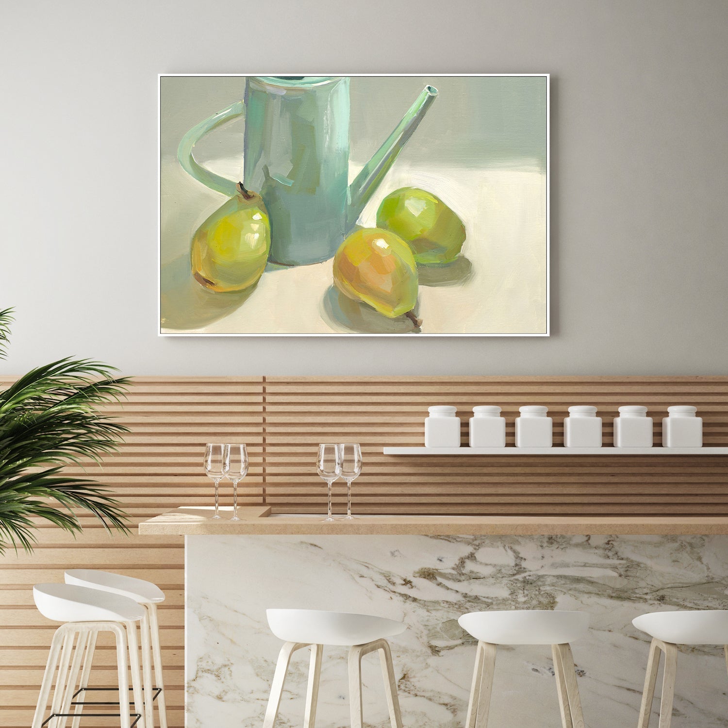 wall-art-print-canvas-poster-framed-Pitcher and Pears , By Jenny Westenhofer Art-7