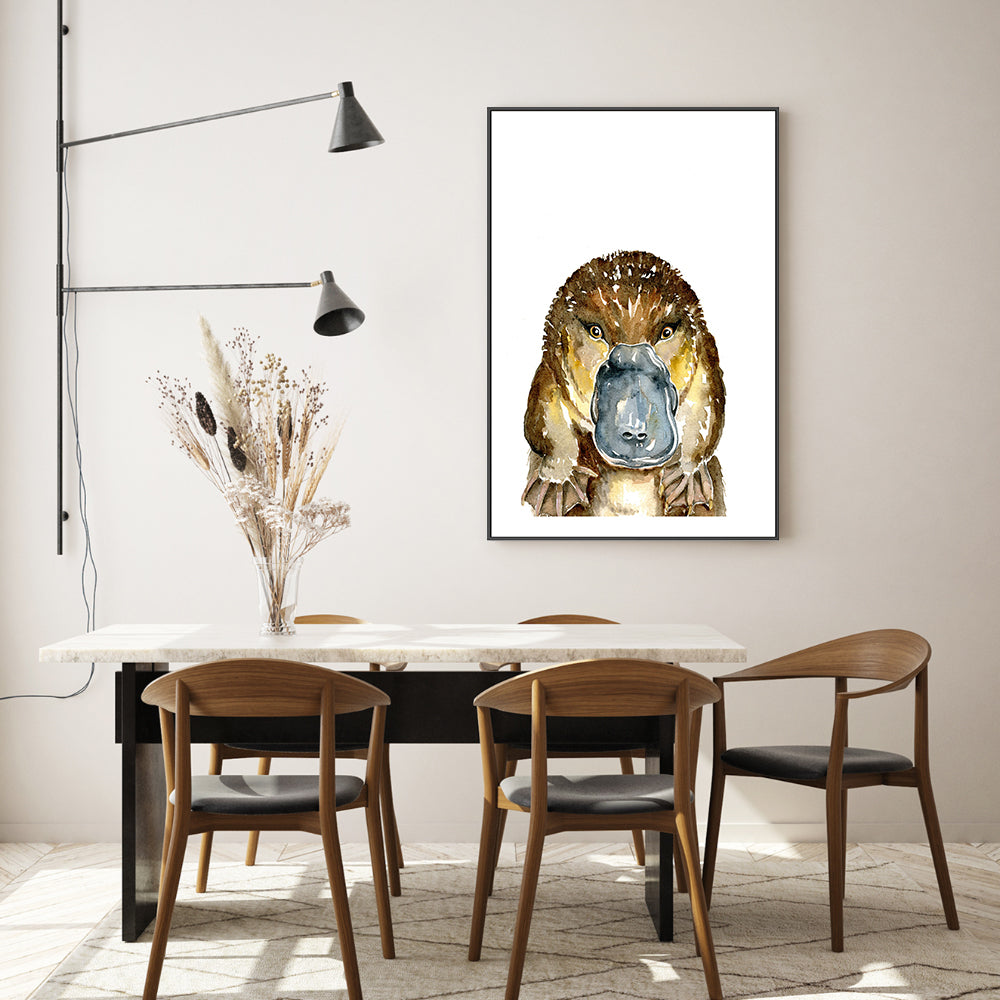 wall-art-print-canvas-poster-framed-Platypus , By Jessie Mitchelson-GIOIA-WALL-ART