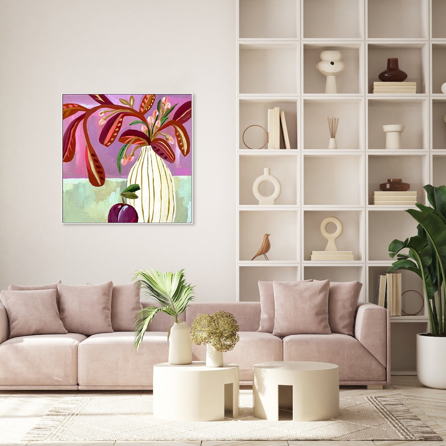 wall-art-print-canvas-poster-framed-Plum Still Life , By Kelly Angelovic-7