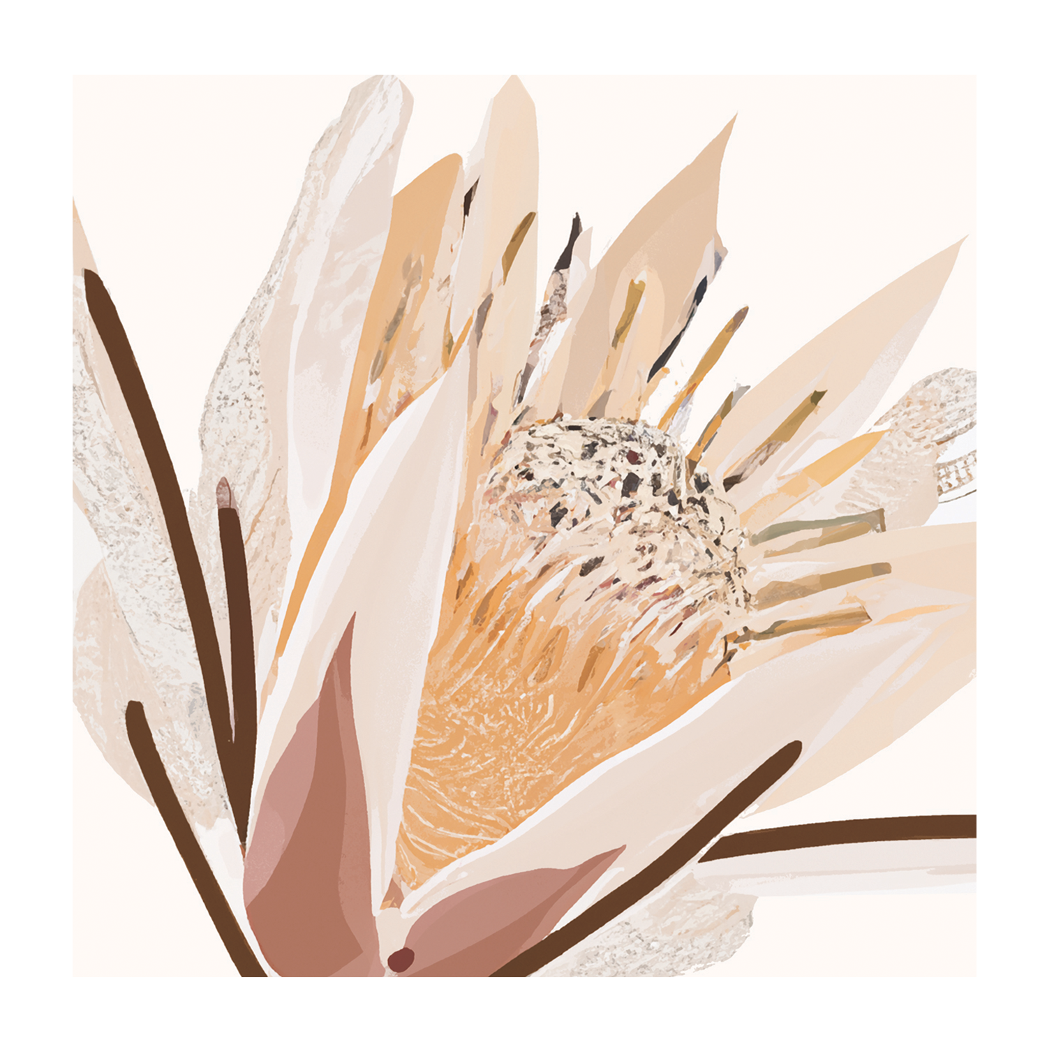 wall-art-print-canvas-poster-framed-Plume Bloom , By Stacey Williams-1