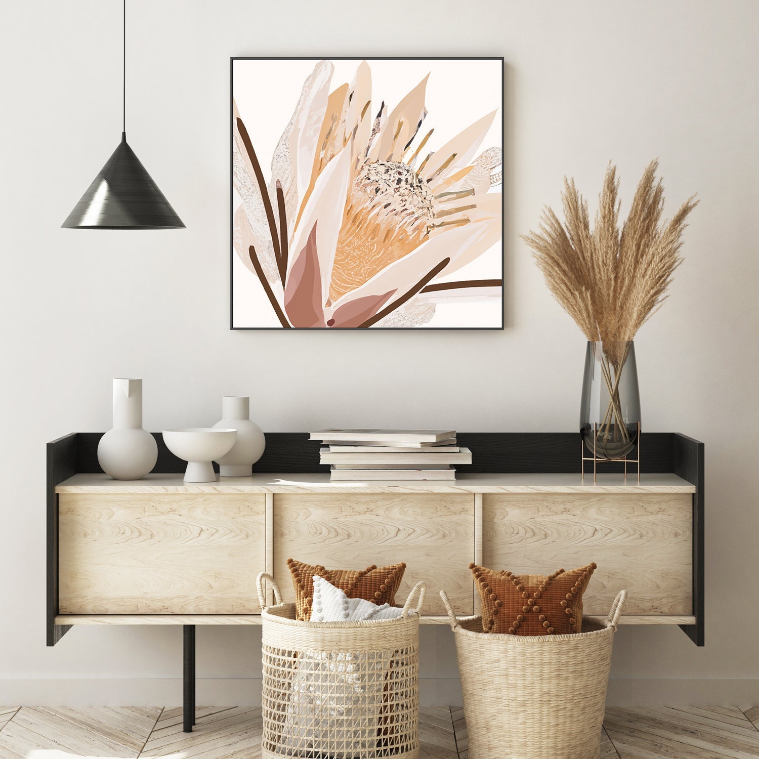 wall-art-print-canvas-poster-framed-Plume Bloom , By Stacey Williams-2