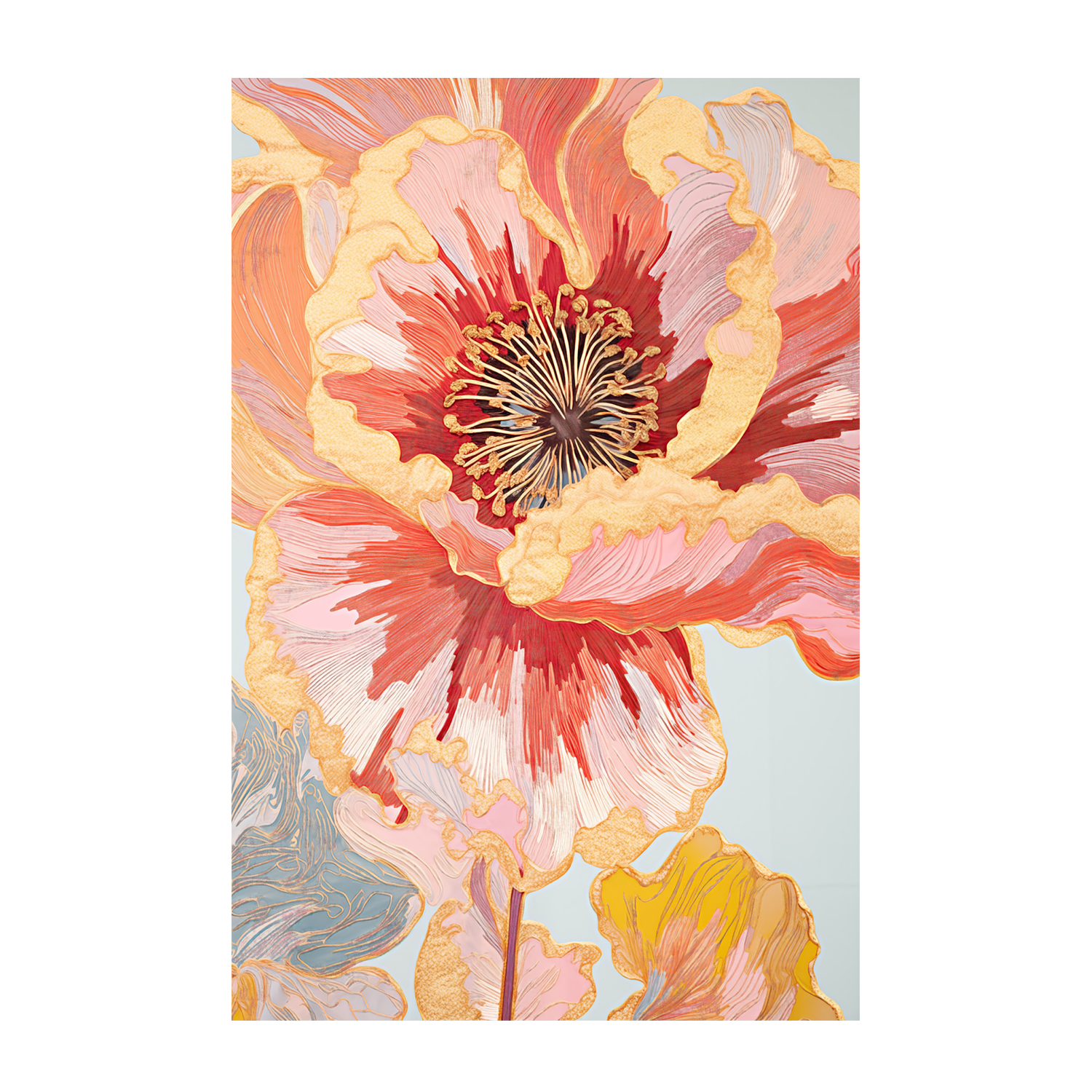 wall-art-print-canvas-poster-framed-Poppy , By Unratio-1