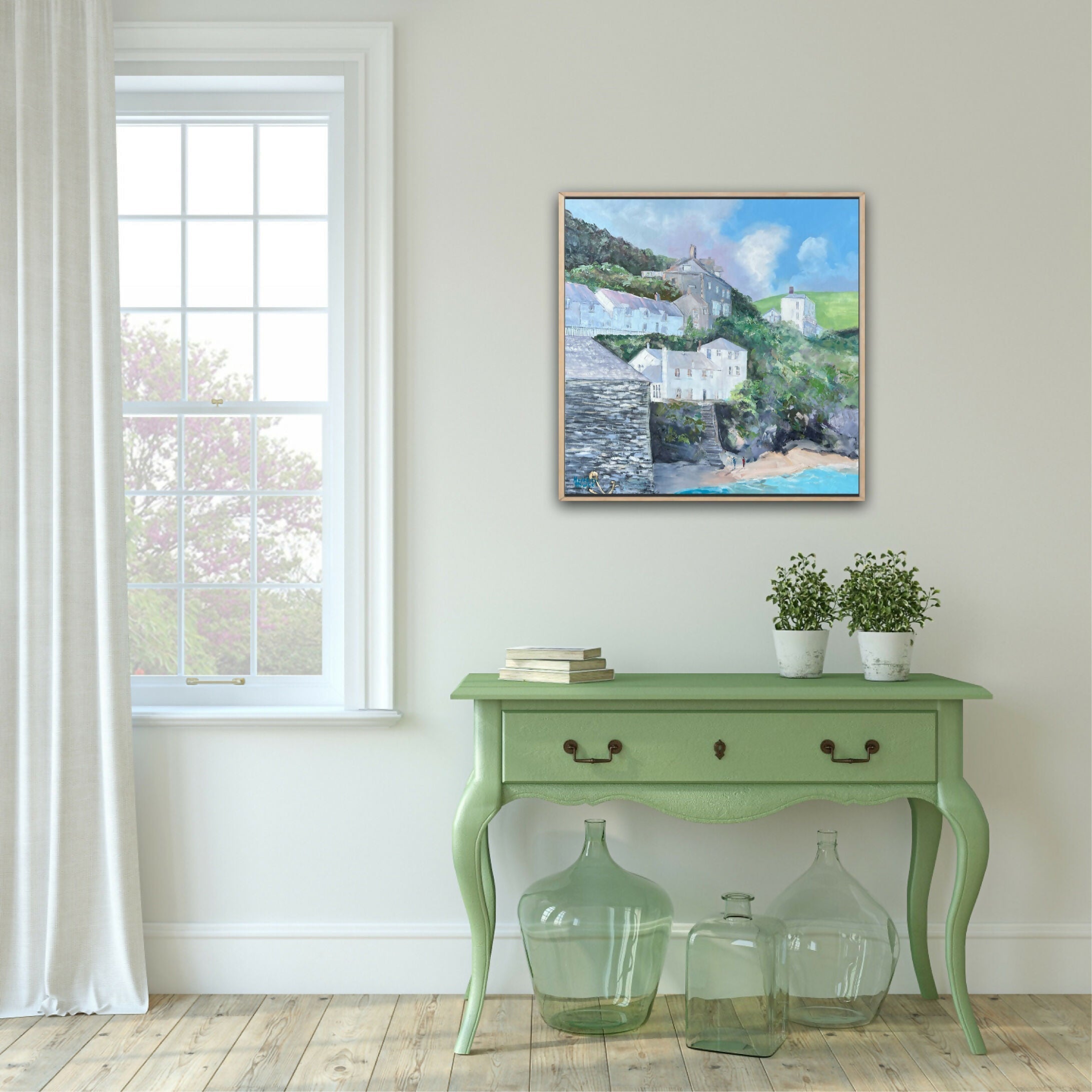 wall-art-print-canvas-poster-framed-Port Isaac , By Meredith Howse-5