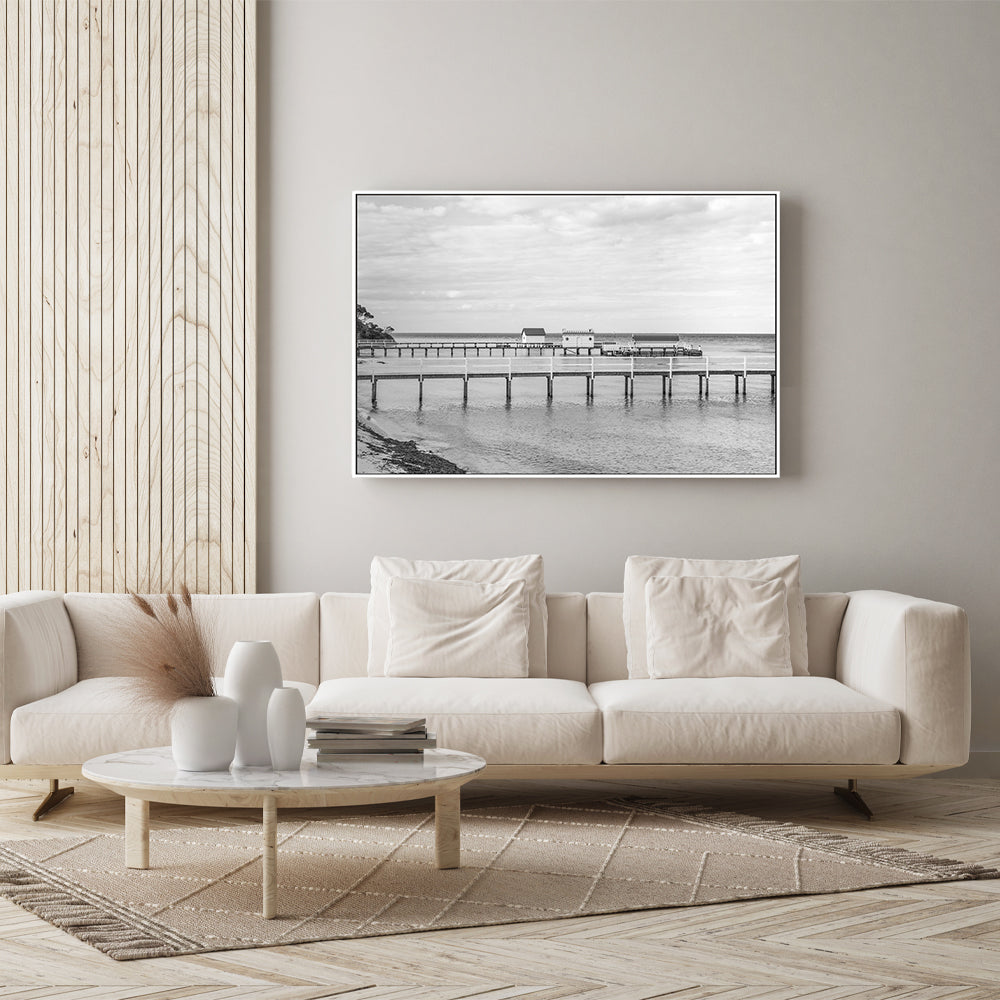 wall-art-print-canvas-poster-framed-Portsea Pier , By Tricia Brennan-GIOIA-WALL-ART