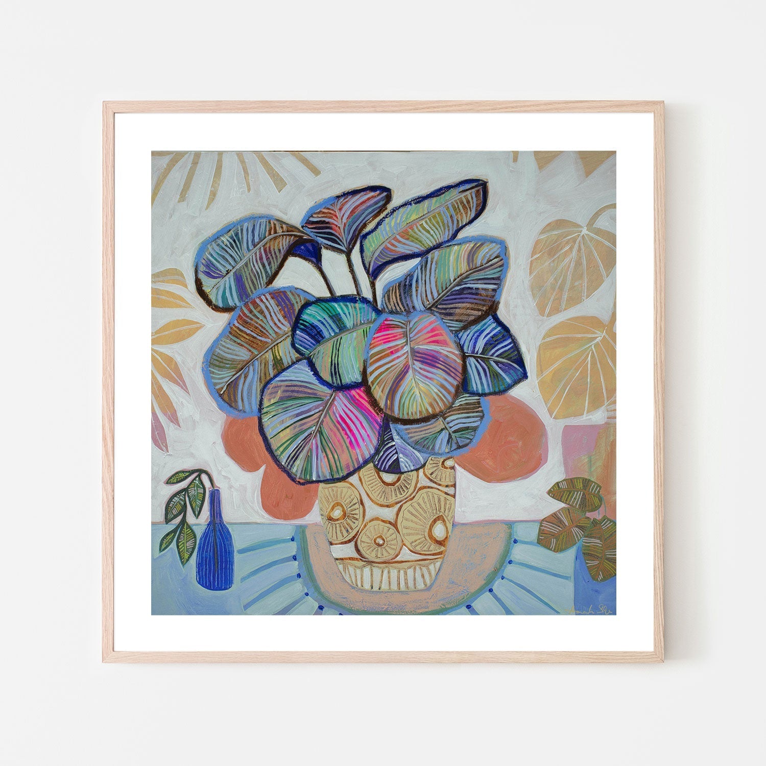 wall-art-print-canvas-poster-framed-Pot Plant , By Amanda Skye-6