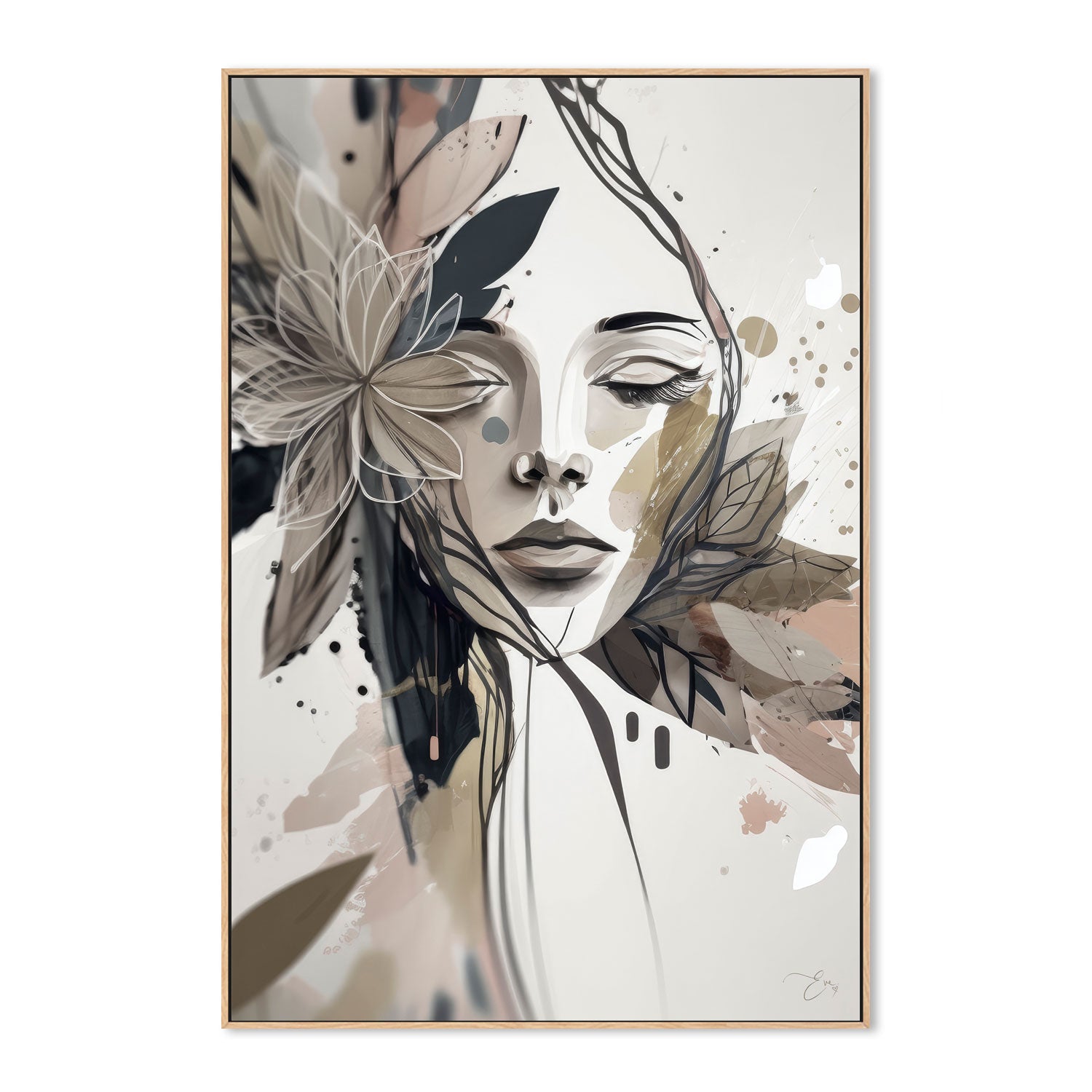 wall-art-print-canvas-poster-framed-Pretty Petals, By Bella Eve , By Art Pulse-4