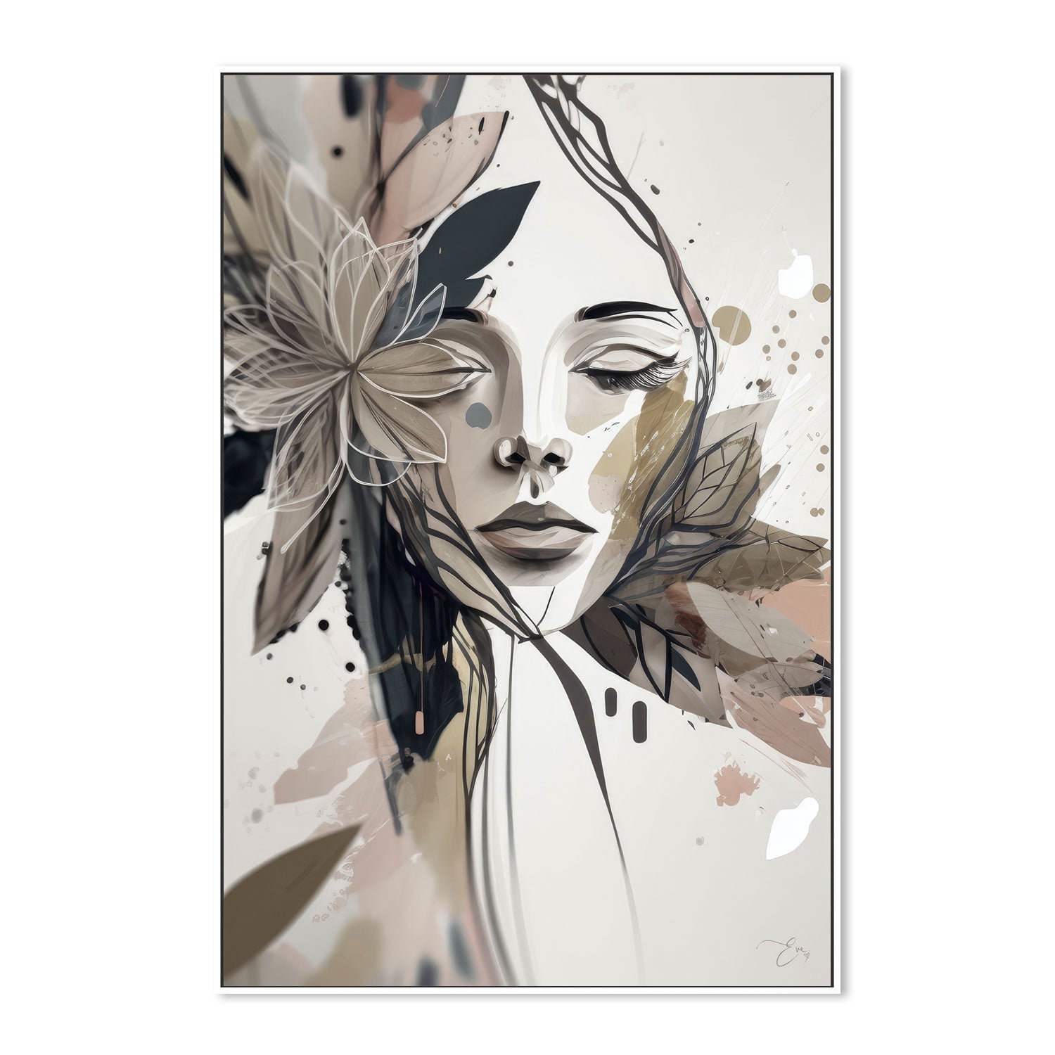 wall-art-print-canvas-poster-framed-Pretty Petals, By Bella Eve , By Art Pulse-5