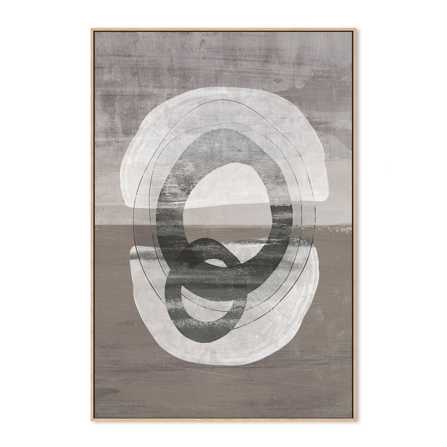 wall-art-print-canvas-poster-framed-Primitive Abstract, Style B , By Nina Blue-4