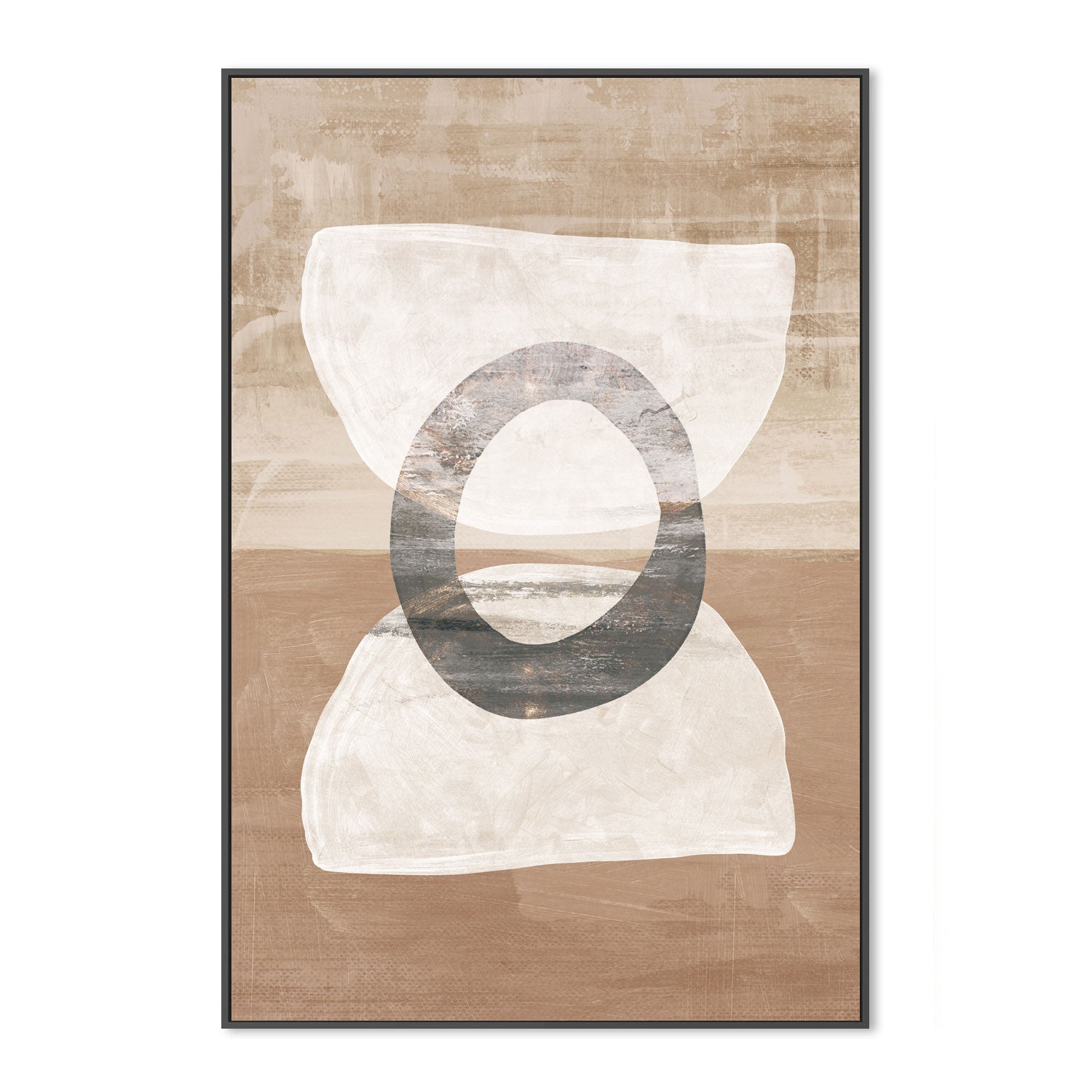 wall-art-print-canvas-poster-framed-Primitive Abstract, Style C , By Nina Blue-3