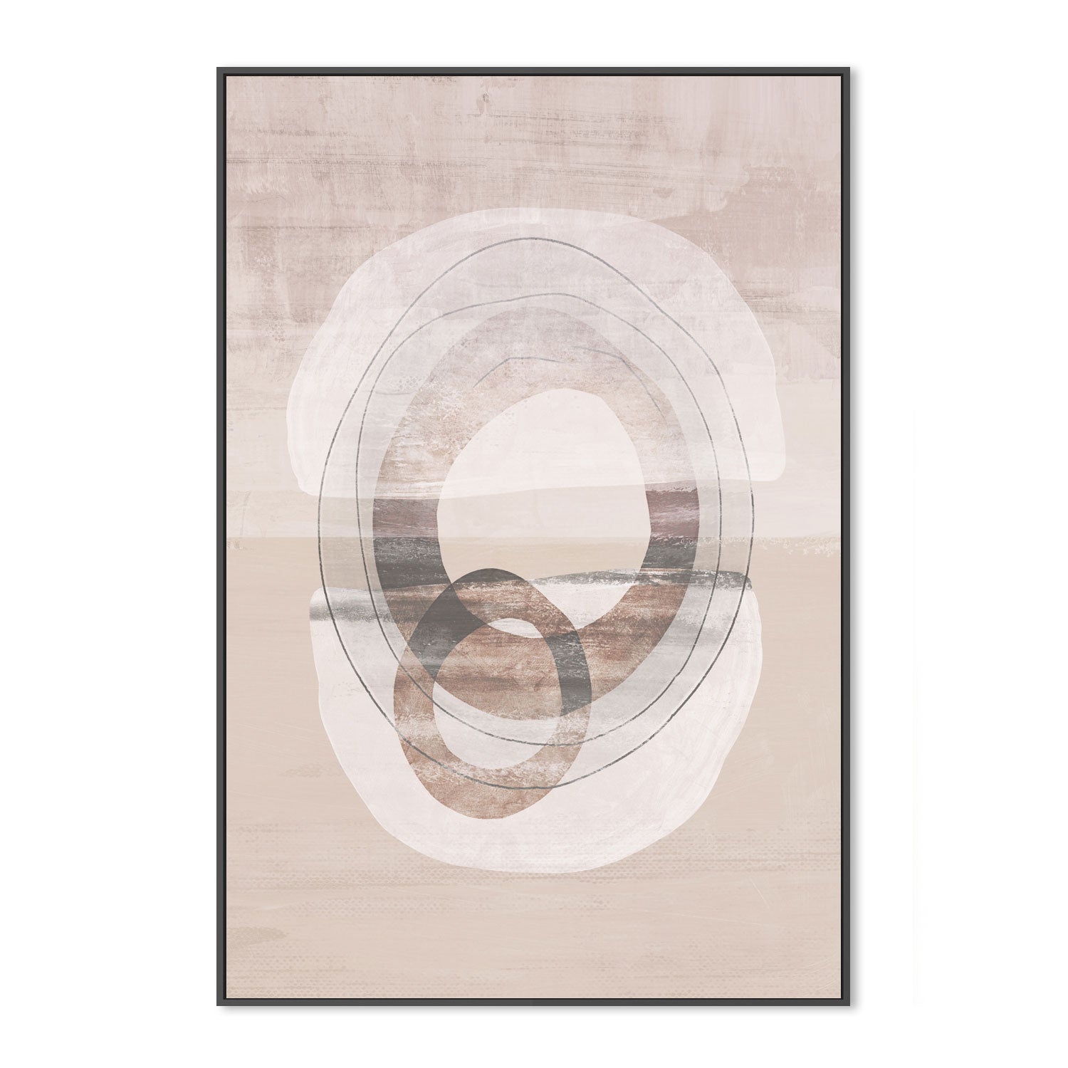 wall-art-print-canvas-poster-framed-Primitive Abstract, Style F , By Nina Blue-3