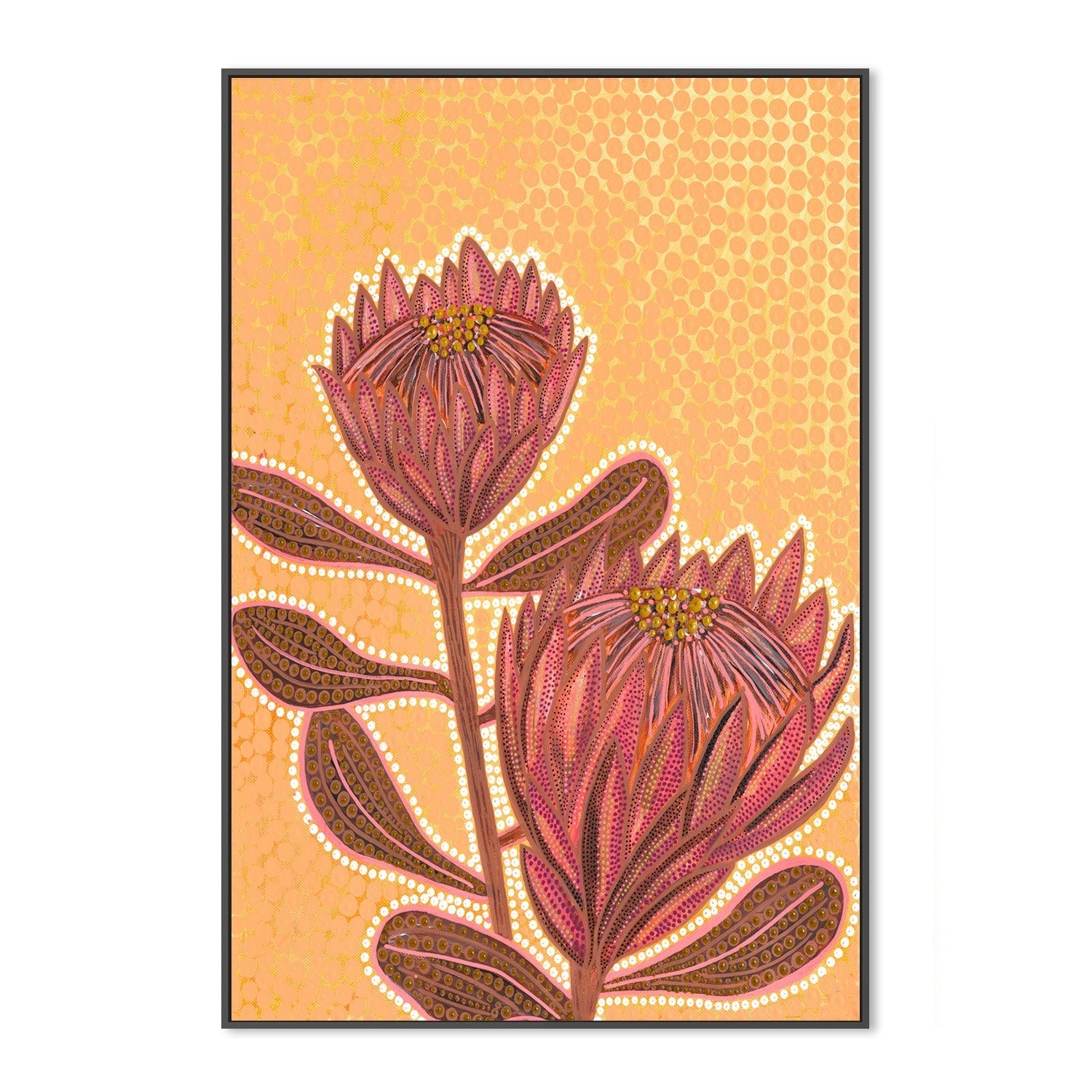 wall-art-print-canvas-poster-framed-Proteas , By Domica Hill-GIOIA-WALL-ART