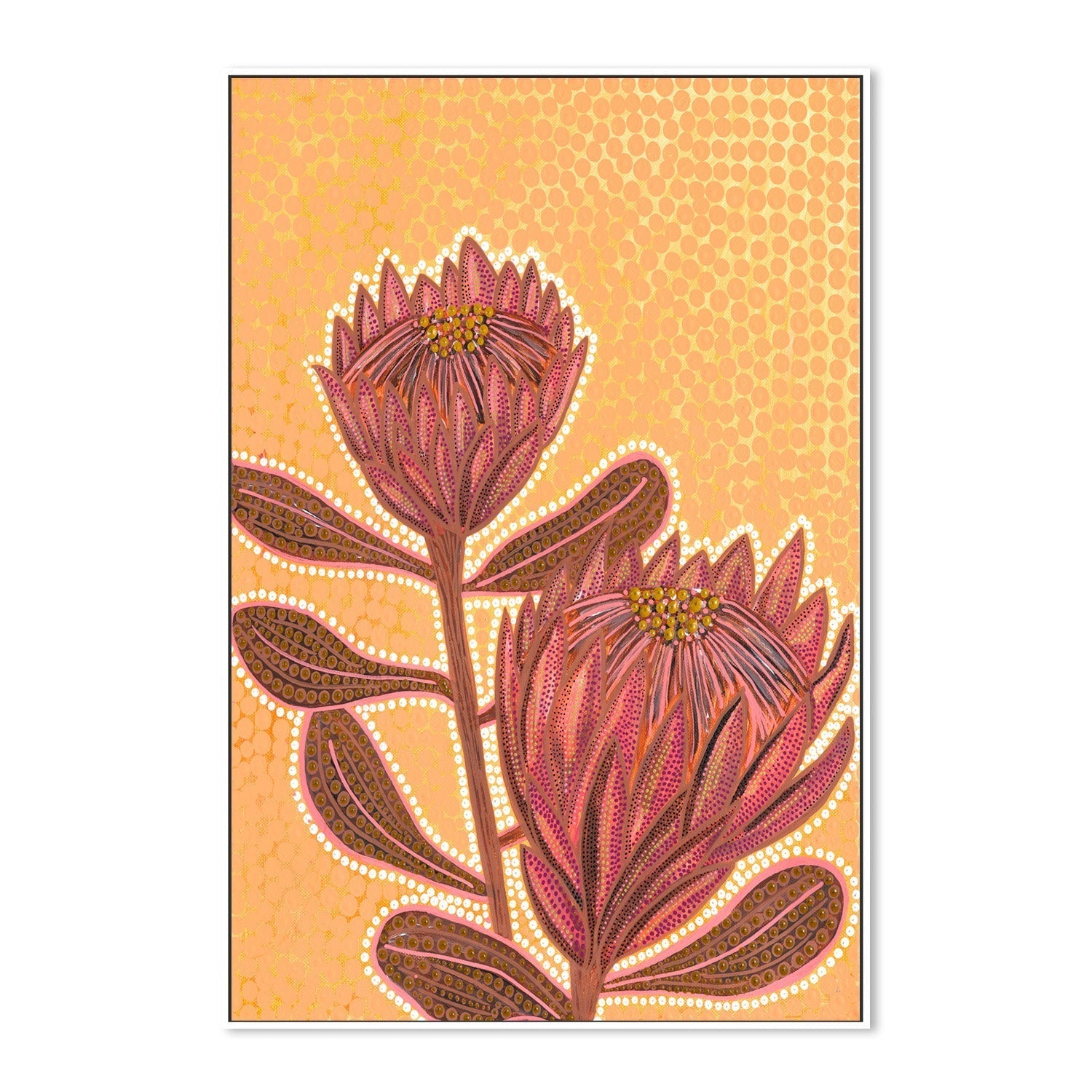 wall-art-print-canvas-poster-framed-Proteas , By Domica Hill-GIOIA-WALL-ART