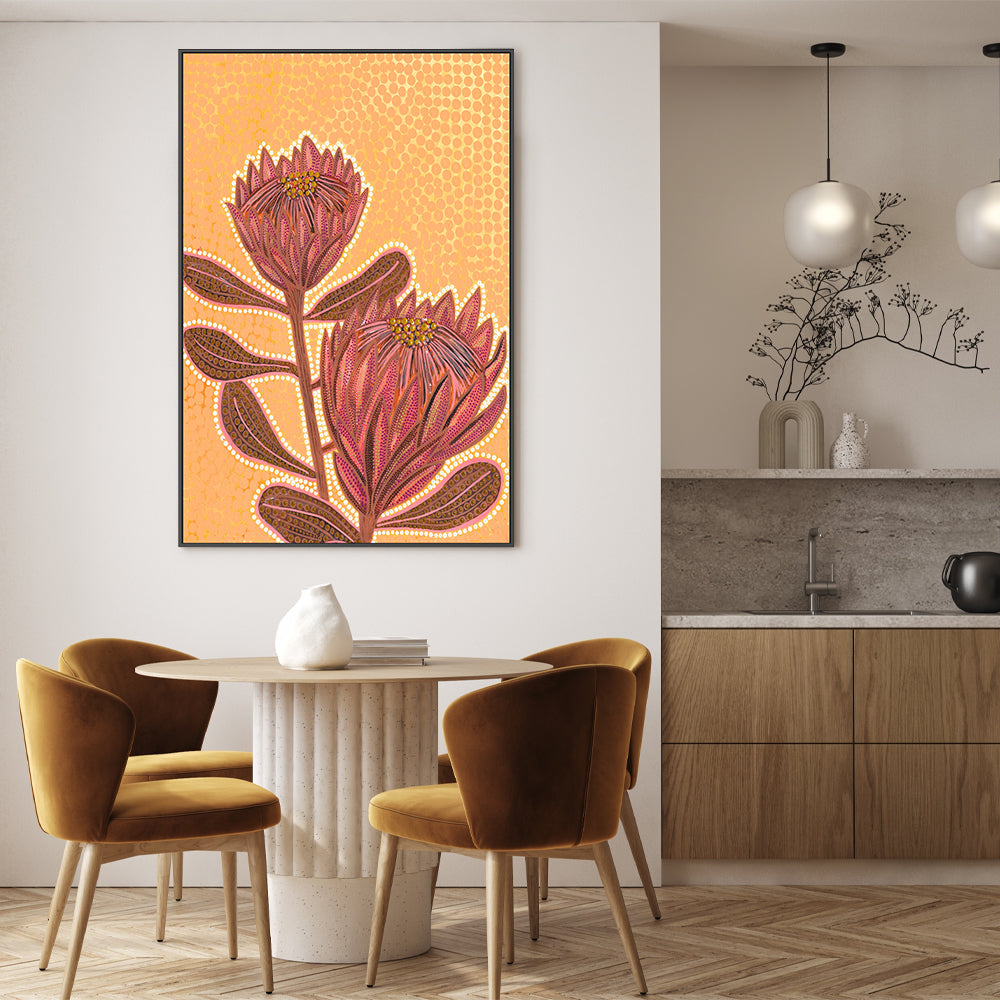 wall-art-print-canvas-poster-framed-Proteas , By Domica Hill-GIOIA-WALL-ART