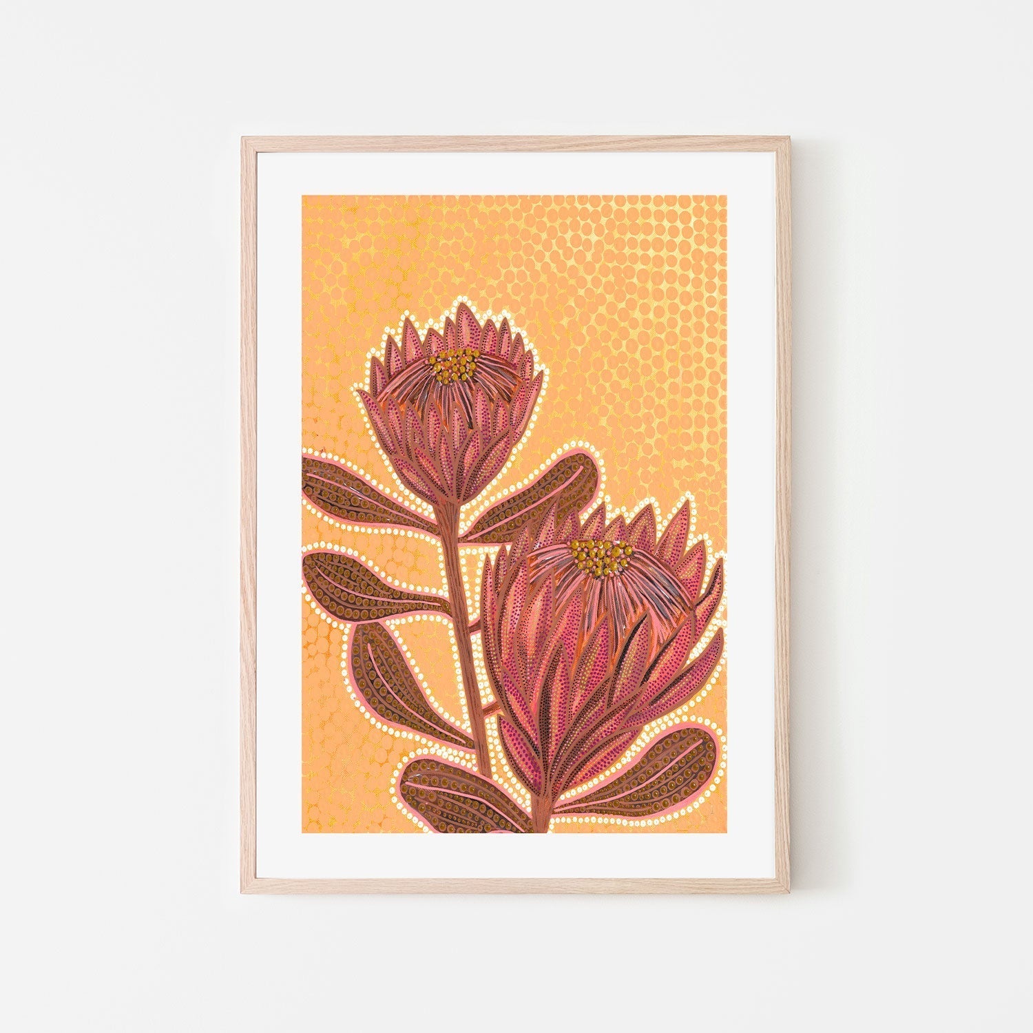 wall-art-print-canvas-poster-framed-Proteas , By Domica Hill-GIOIA-WALL-ART