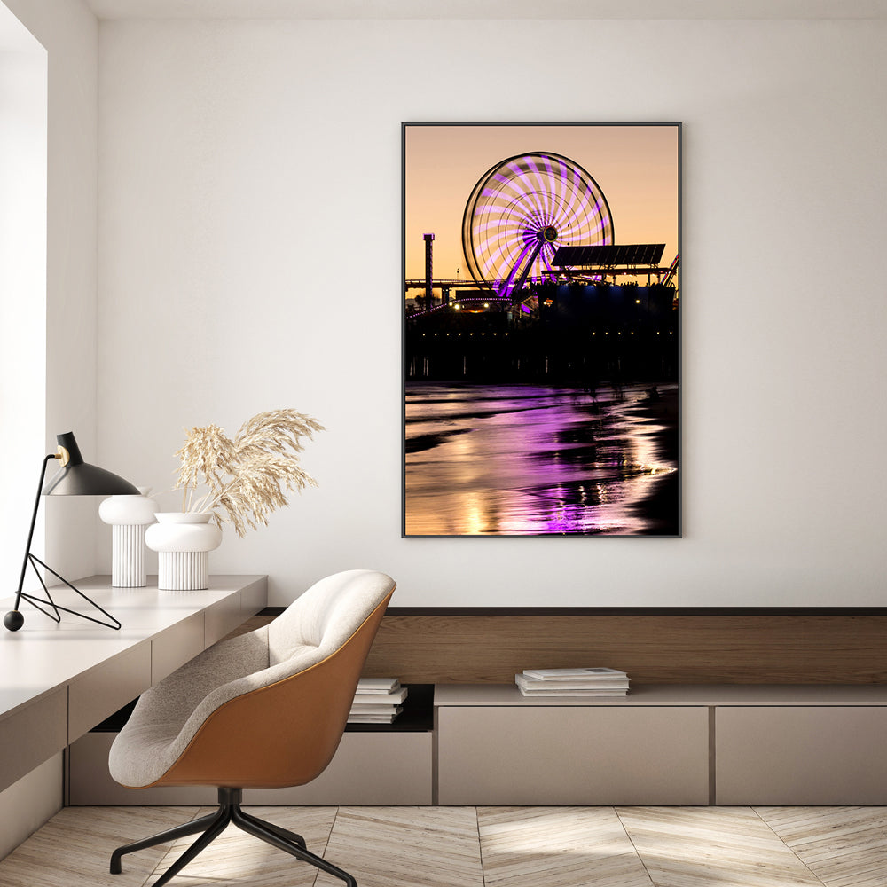 wall-art-print-canvas-poster-framed-Purple and Gold , By Richard Podgurski-2