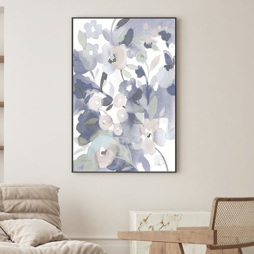 wall-art-print-canvas-poster-framed-Purple Jewel Garden , By Danhui Nai-2