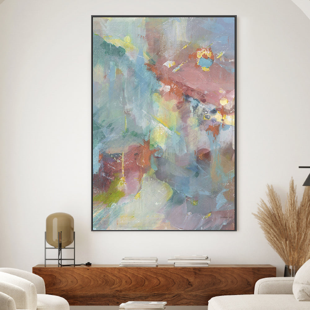 wall-art-print-canvas-poster-framed-Quasar Rose, Style A , By Danhui Nai-2