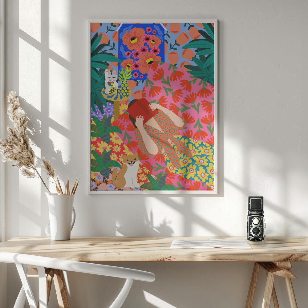 wall-art-print-canvas-poster-framed-Quiet Contemplation , By Rafaela Mascaro-7