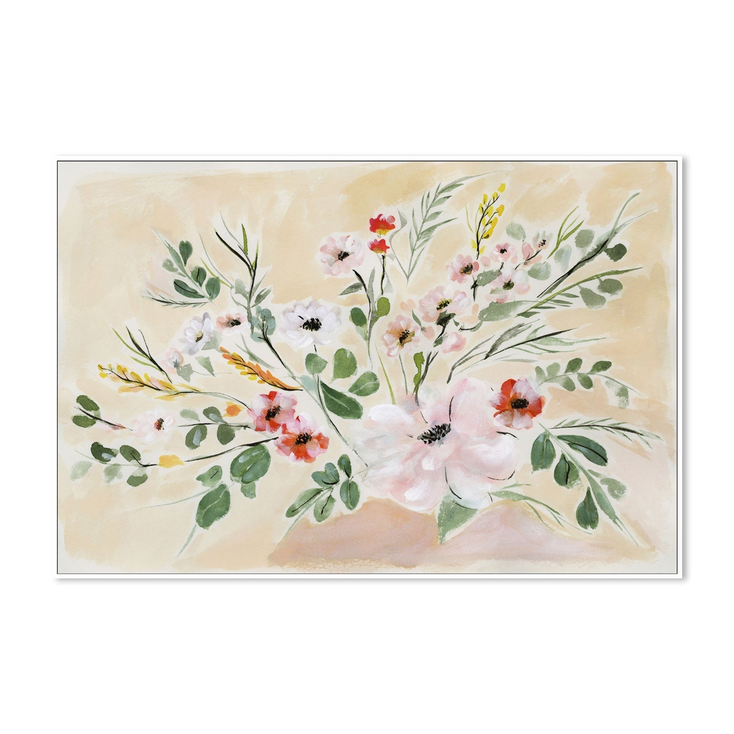 wall-art-print-canvas-poster-framed-Radiant Blooms , By Lucrecia Caporale-5