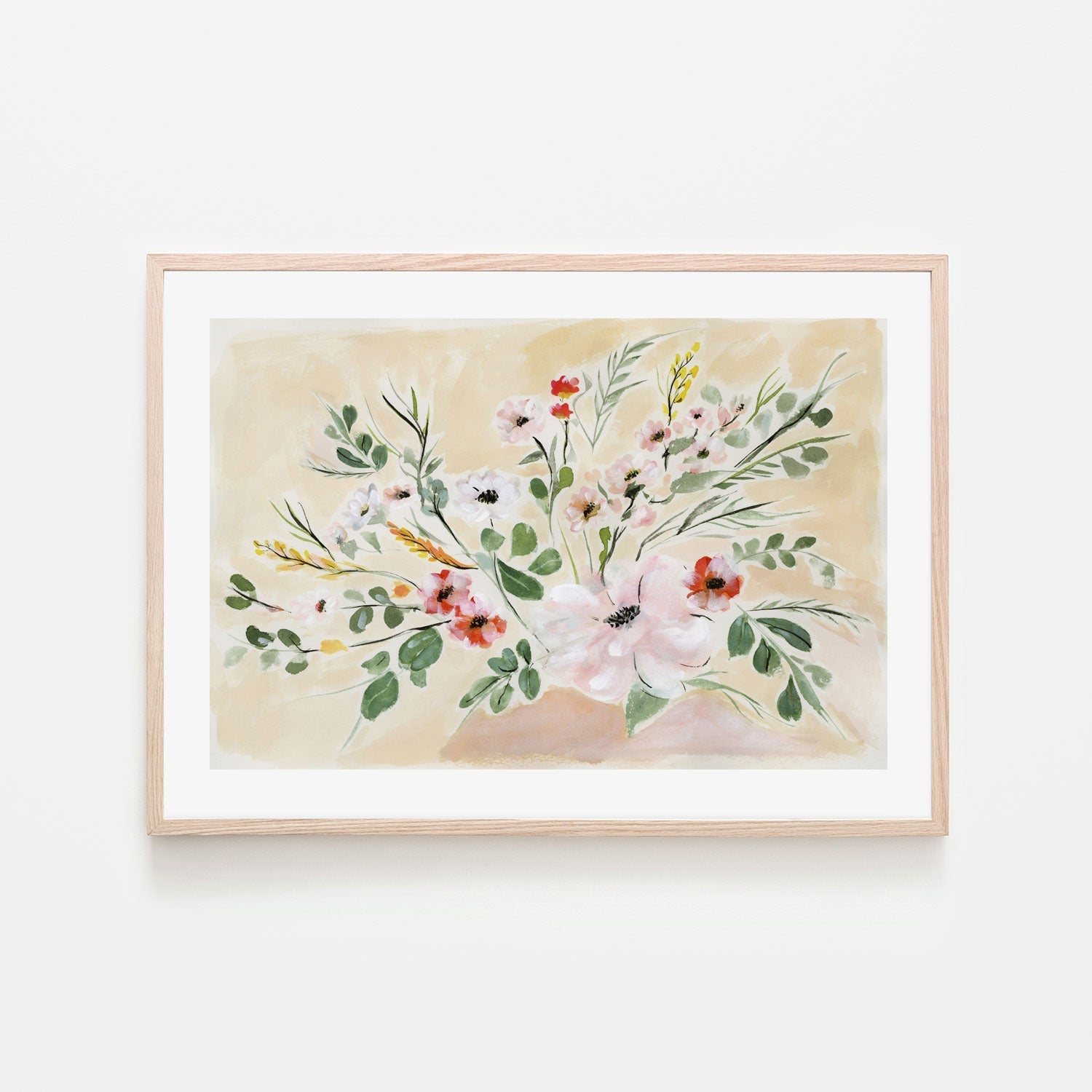 wall-art-print-canvas-poster-framed-Radiant Blooms , By Lucrecia Caporale-6