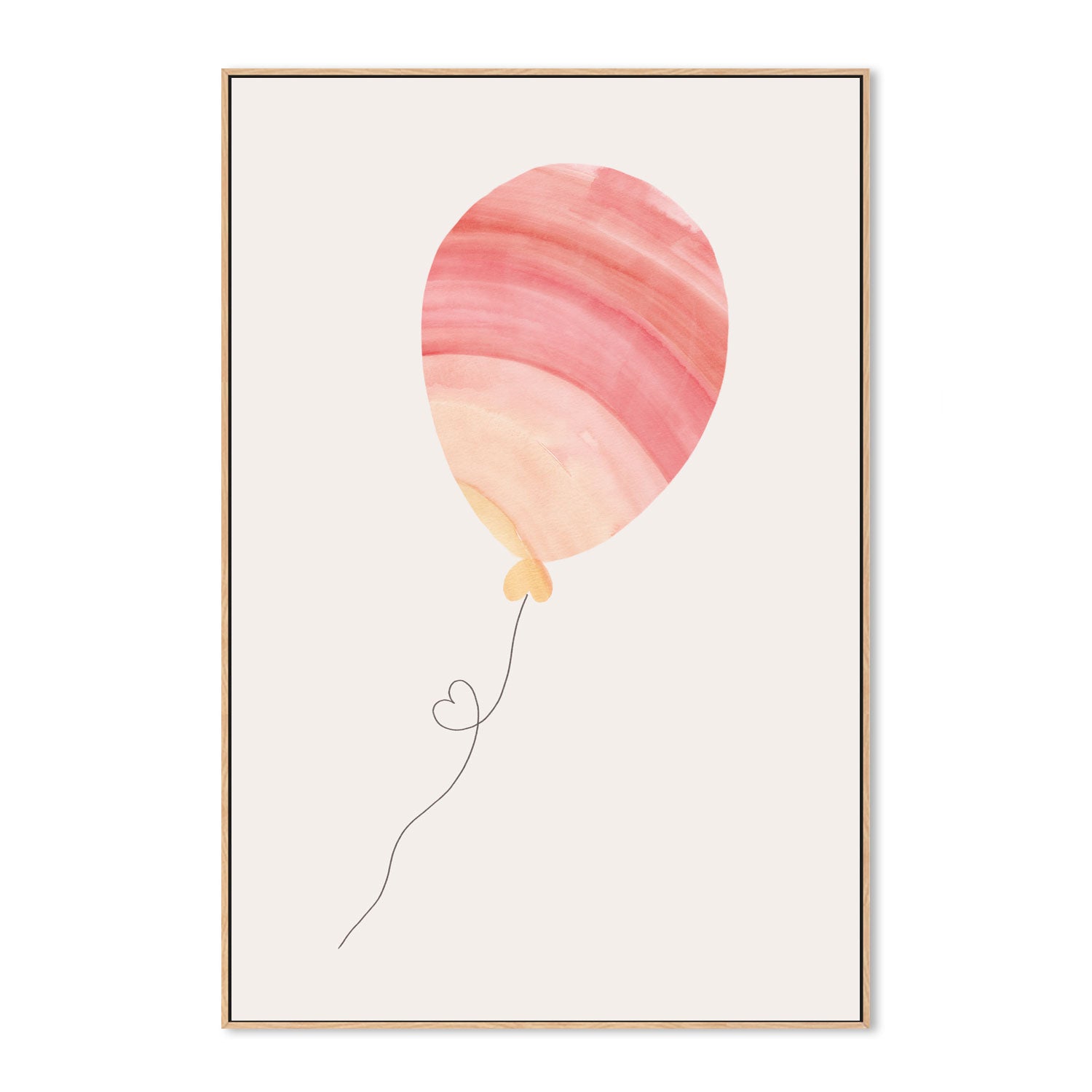 wall-art-print-canvas-poster-framed-Rainbow Balloon , By Menina Lisboa-4